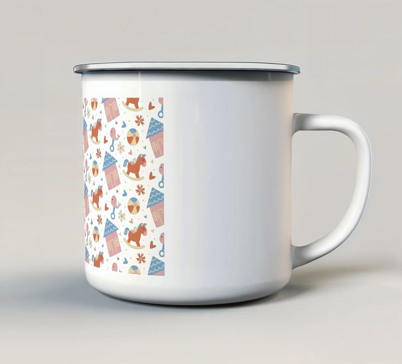 Modello per bambini tazza in smalto da BABY ART PRINTS