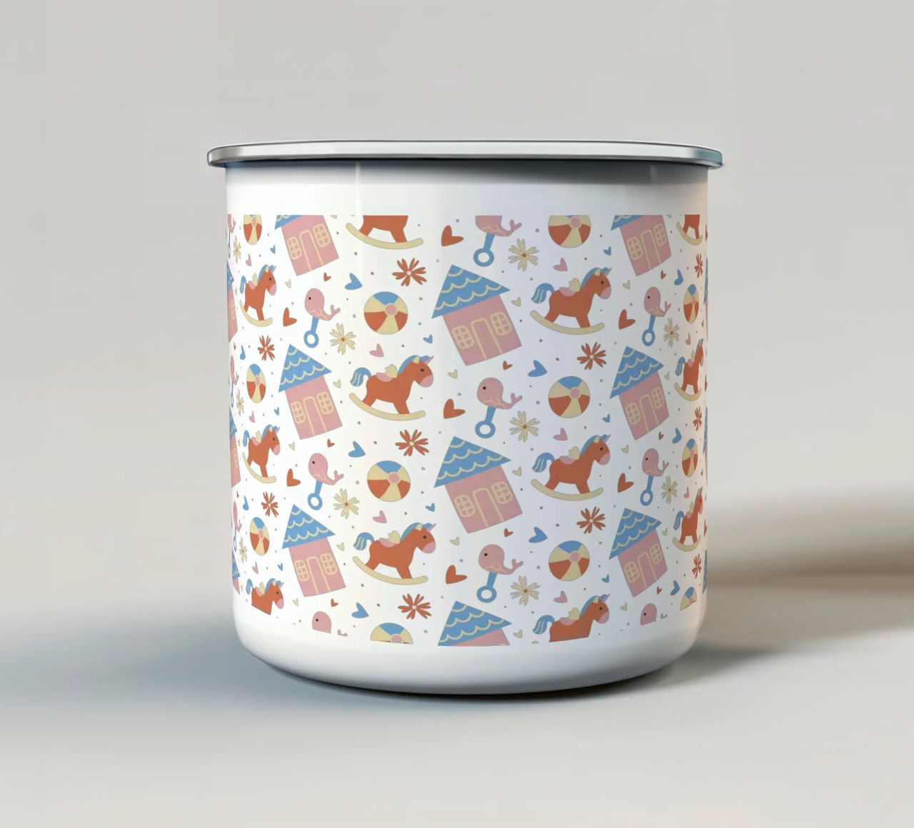 Modello per bambini tazza in smalto da BABY ART PRINTS