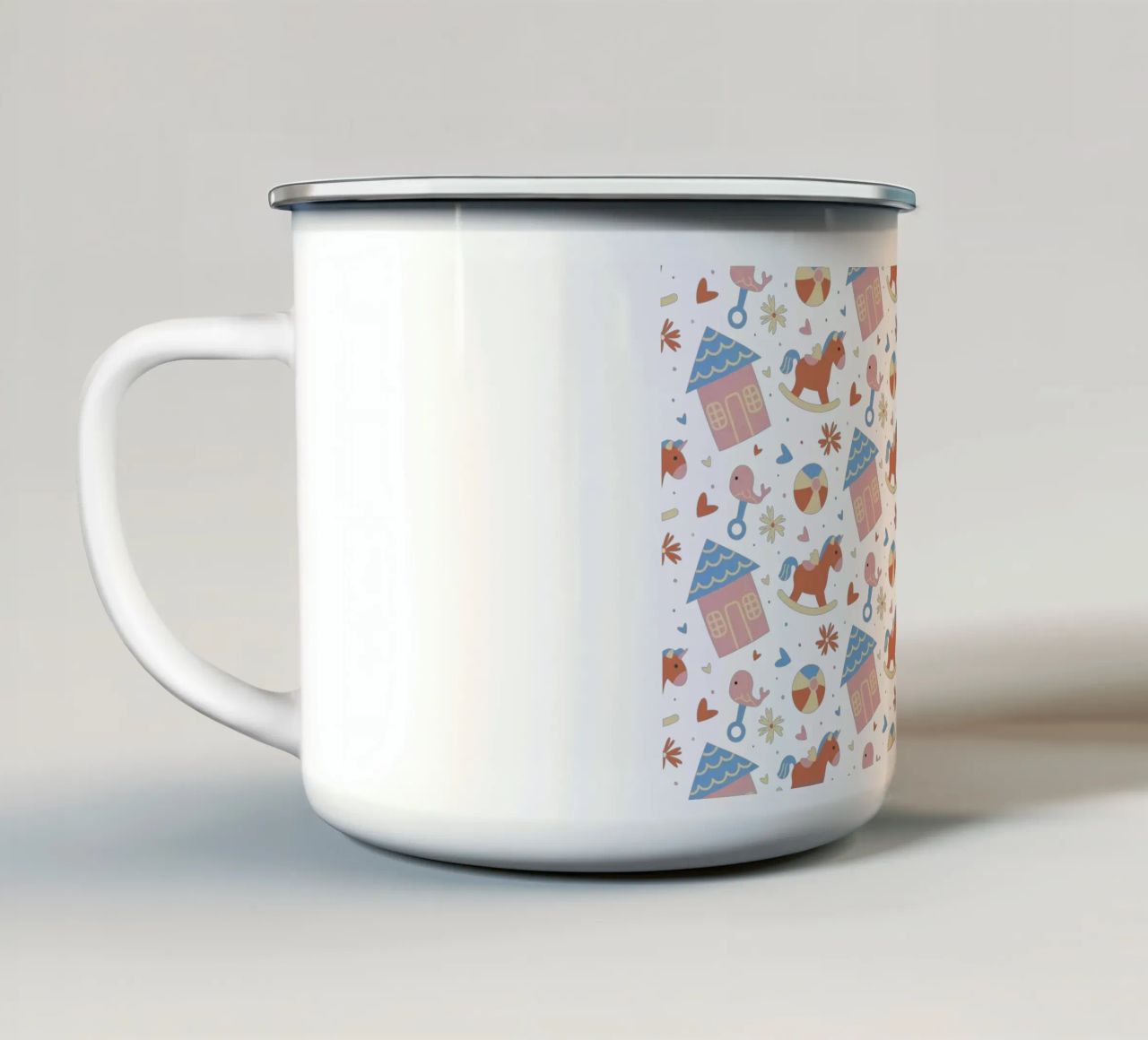 Modello per bambini tazza in smalto da BABY ART PRINTS