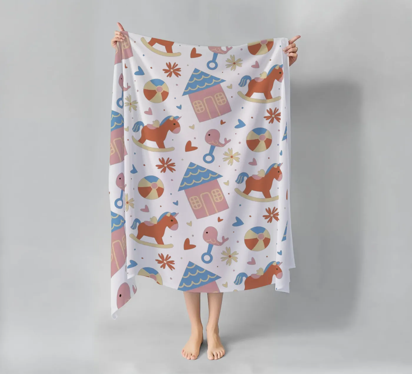 Modello per bambini telo mare da 🐹 BABY ART PRINTS