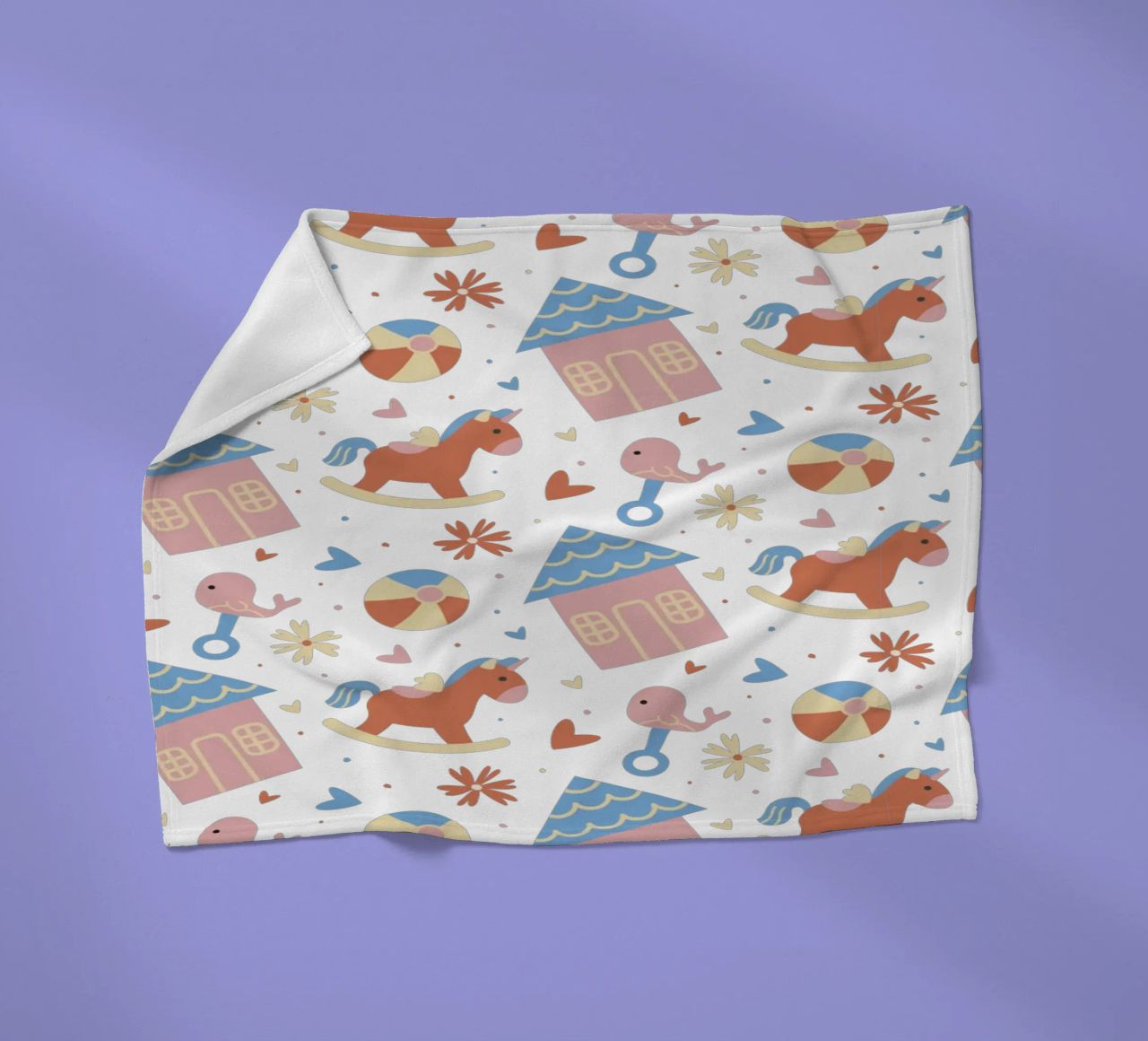 Modello per bambini coperta in pile da BABY ART PRINTS