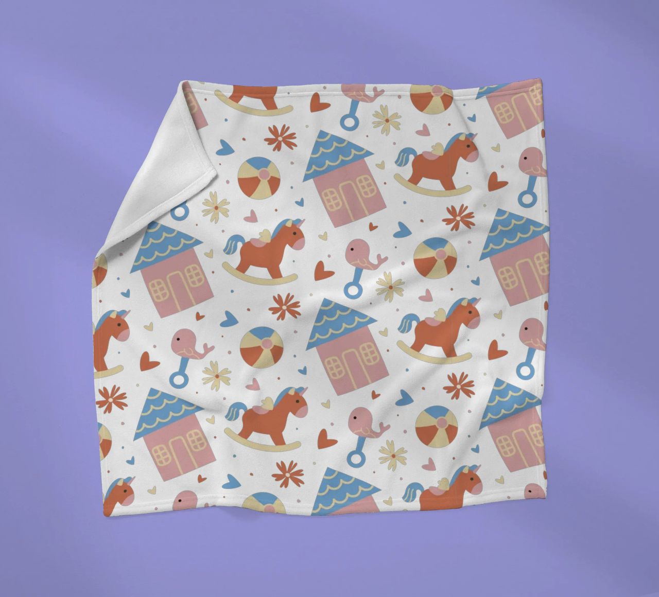 Modello per bambini coperta in pile da BABY ART PRINTS