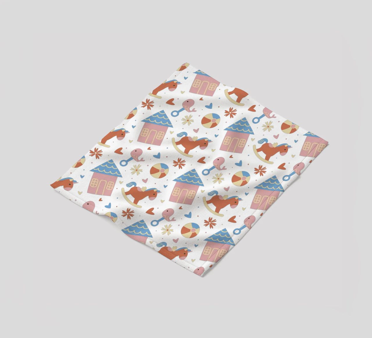 Modello per bambini coperta in pile da BABY ART PRINTS