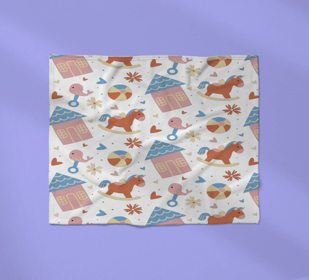 Modello per bambini coperta in pile da BABY ART PRINTS