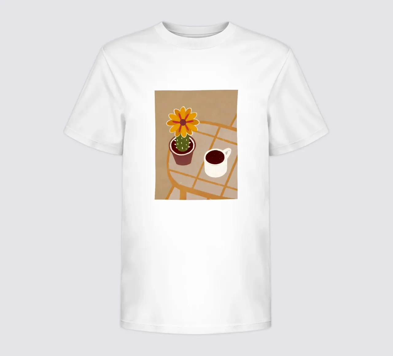 Cactus e caffè Retro Pop t-shirt bambini da THE LATEST SHOP