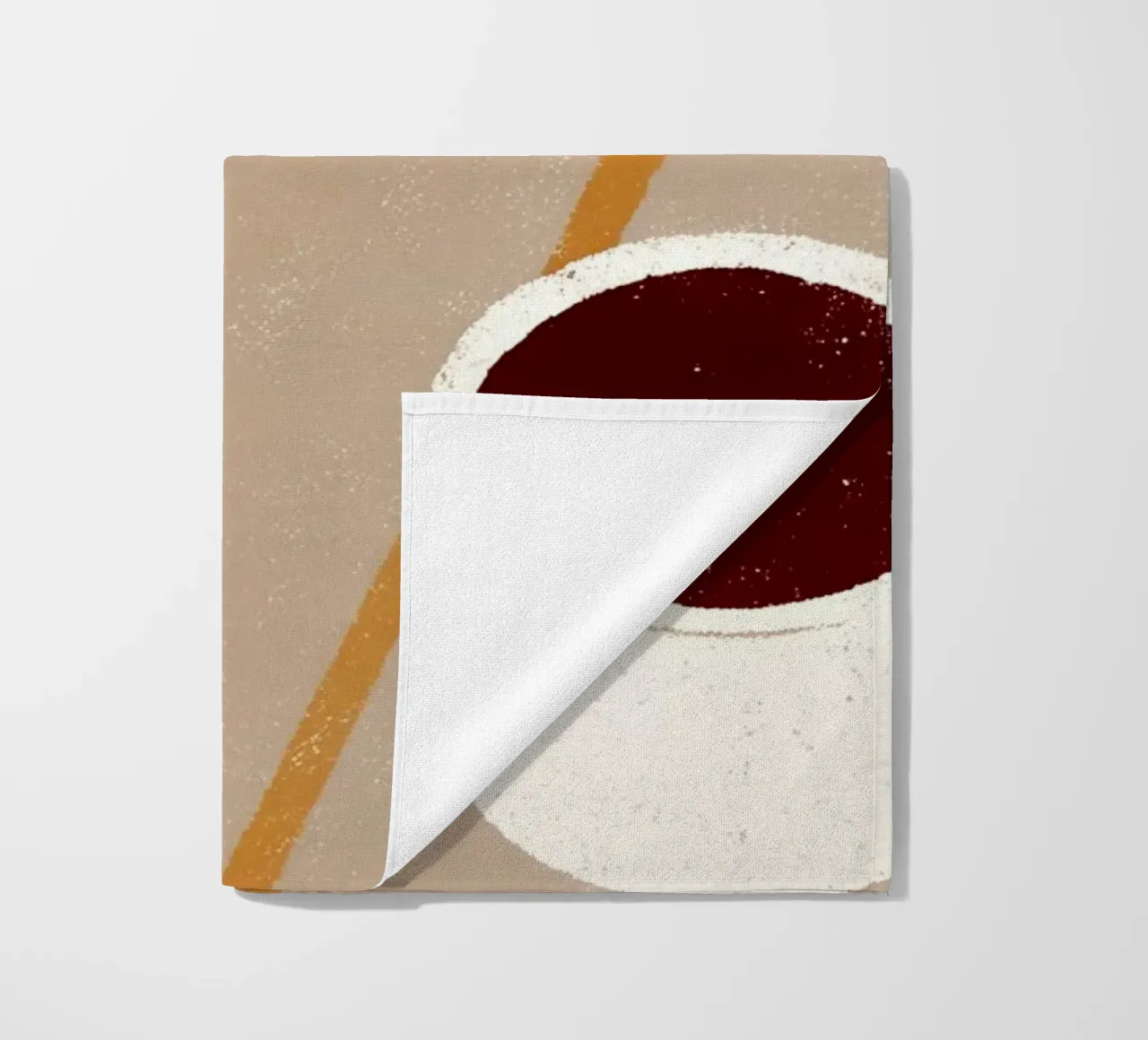 Cactus e caffè Retro Pop telo mare da THE LATEST SHOP