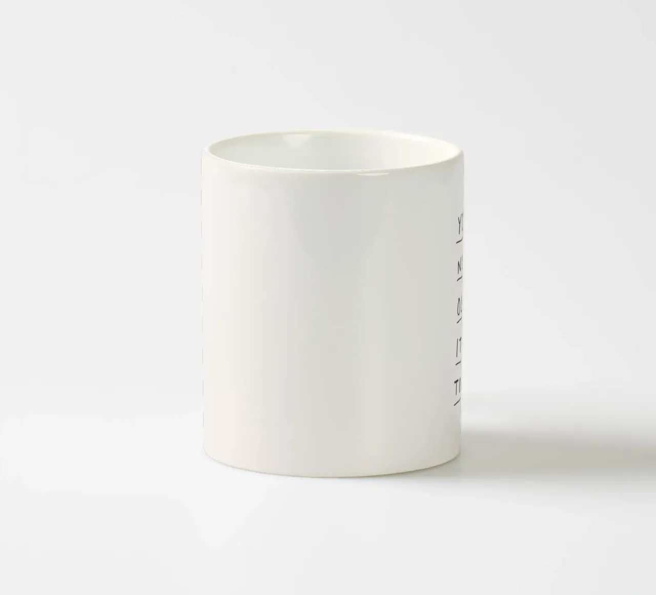 You Are Not too Old and It's Not Too Late Typography Print ceramic mug by THE MOTIVATED TYPE