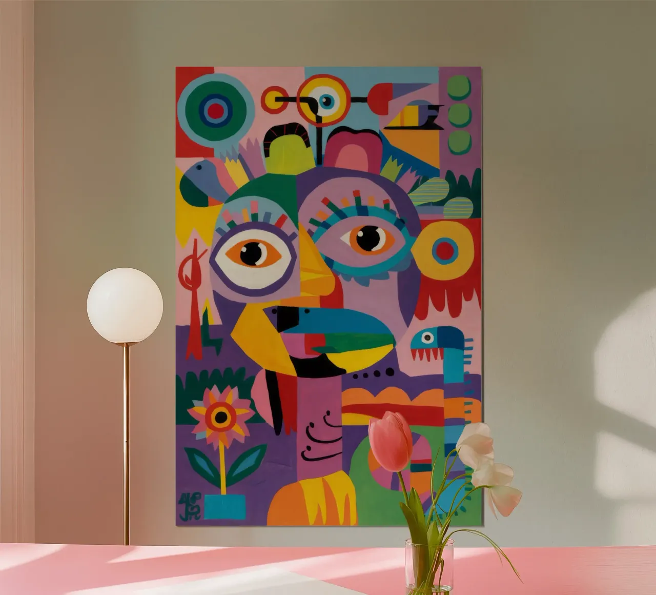 Parata di creature stravaganti poster con telaio in alluminio da Monarco Virtuoso