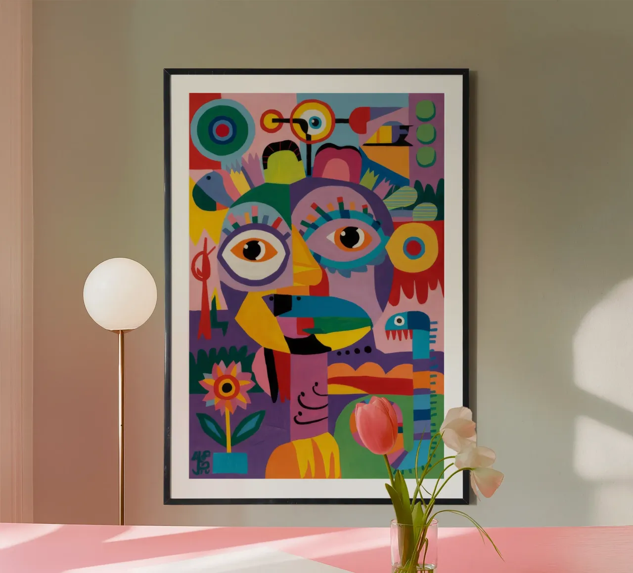 Parata di creature stravaganti poster con telaio in alluminio da Monarco Virtuoso