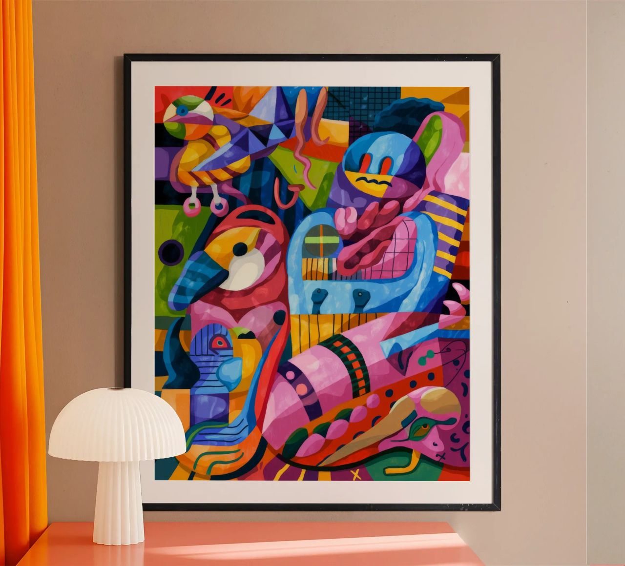 Un vibrante regno fantastico poster da Monarco Virtuoso