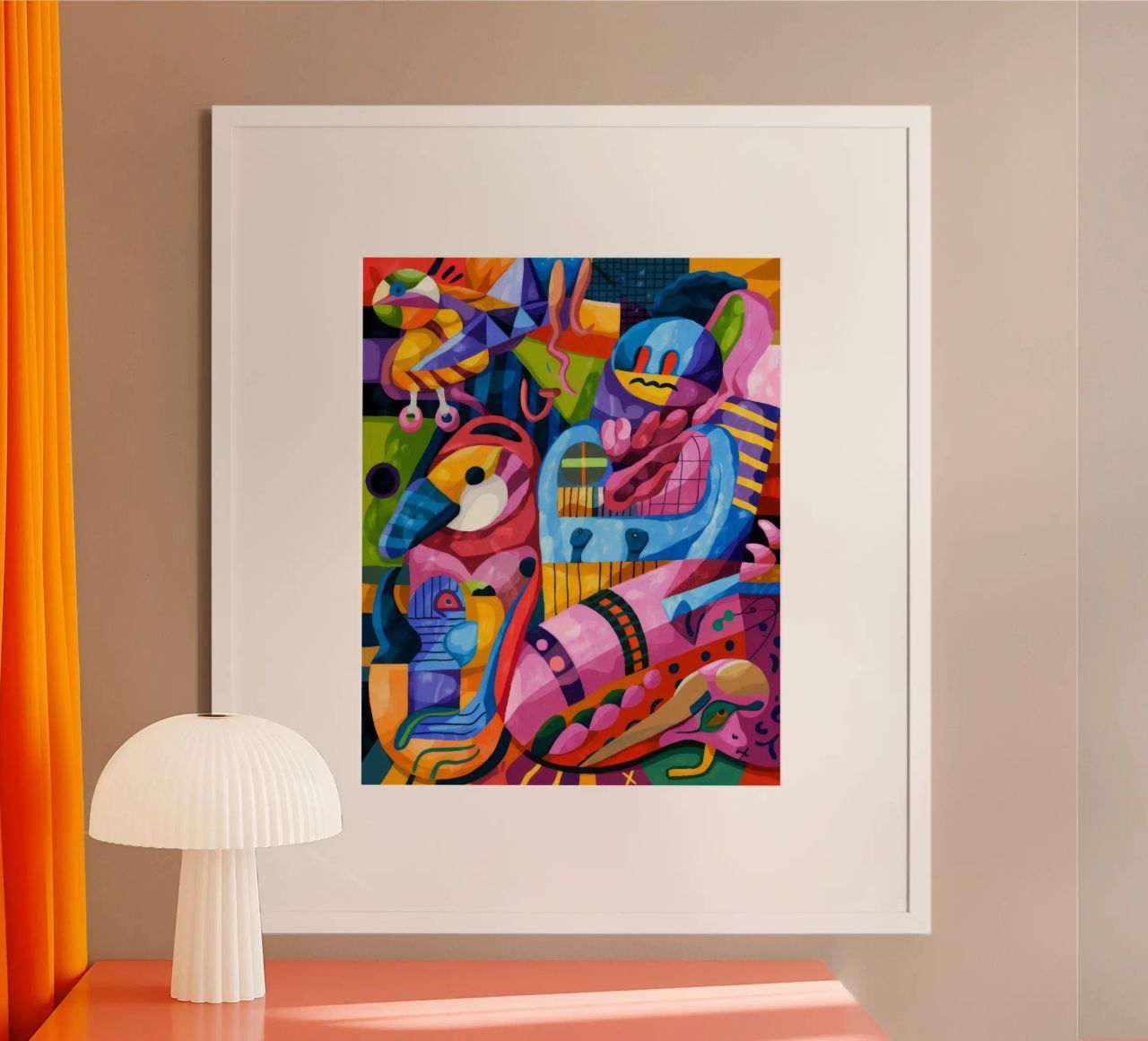 Un vibrante regno fantastico poster da Monarco Virtuoso