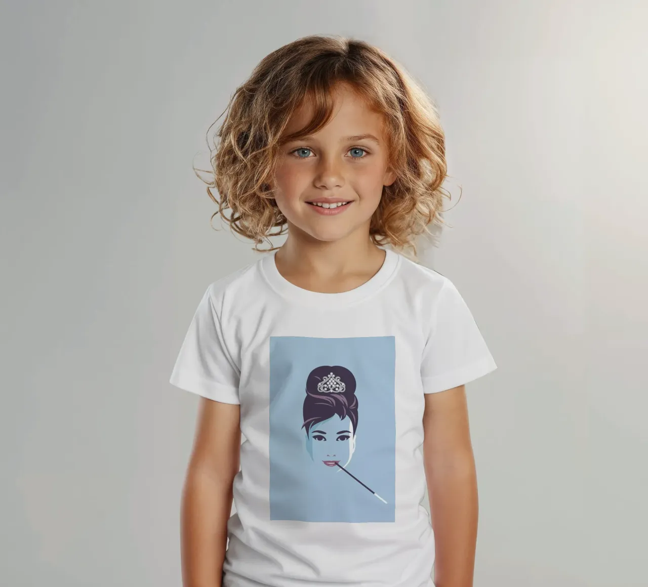 Audrey t-shirt bambini da Bruno Morphet