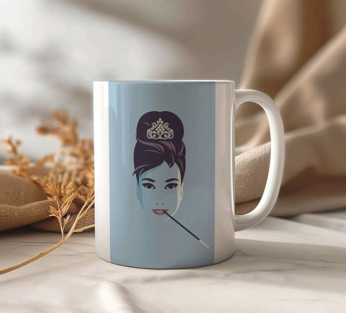 Audrey ceramic mug by Bruno Morphet