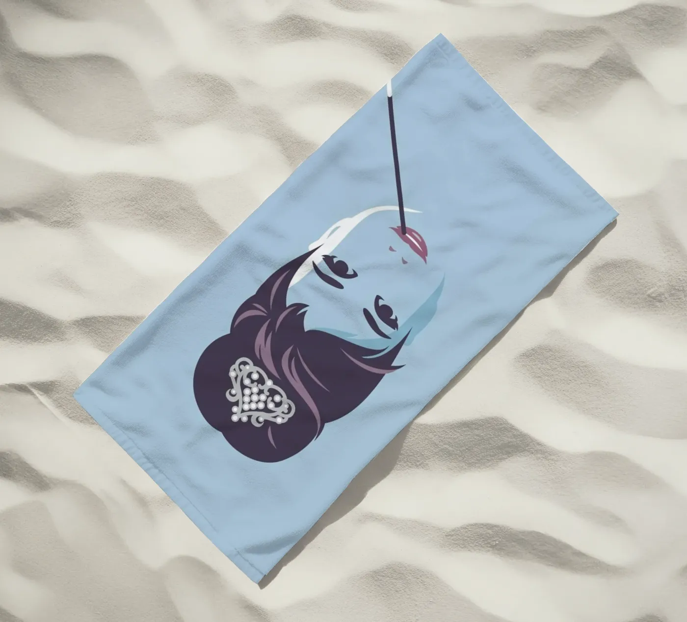 Audrey serviette de plage de Bruno Morphet