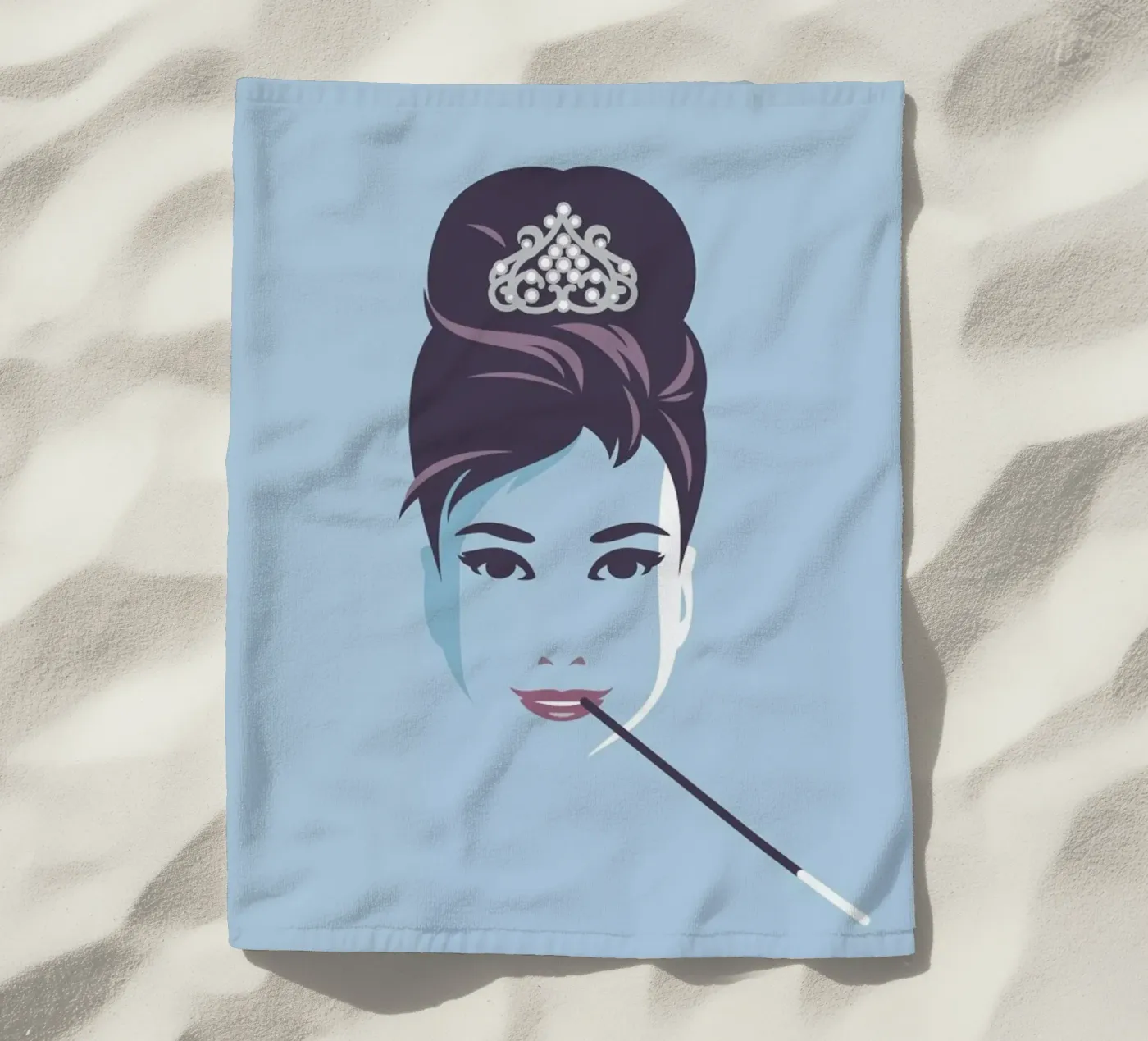 Audrey serviette de plage de Bruno Morphet