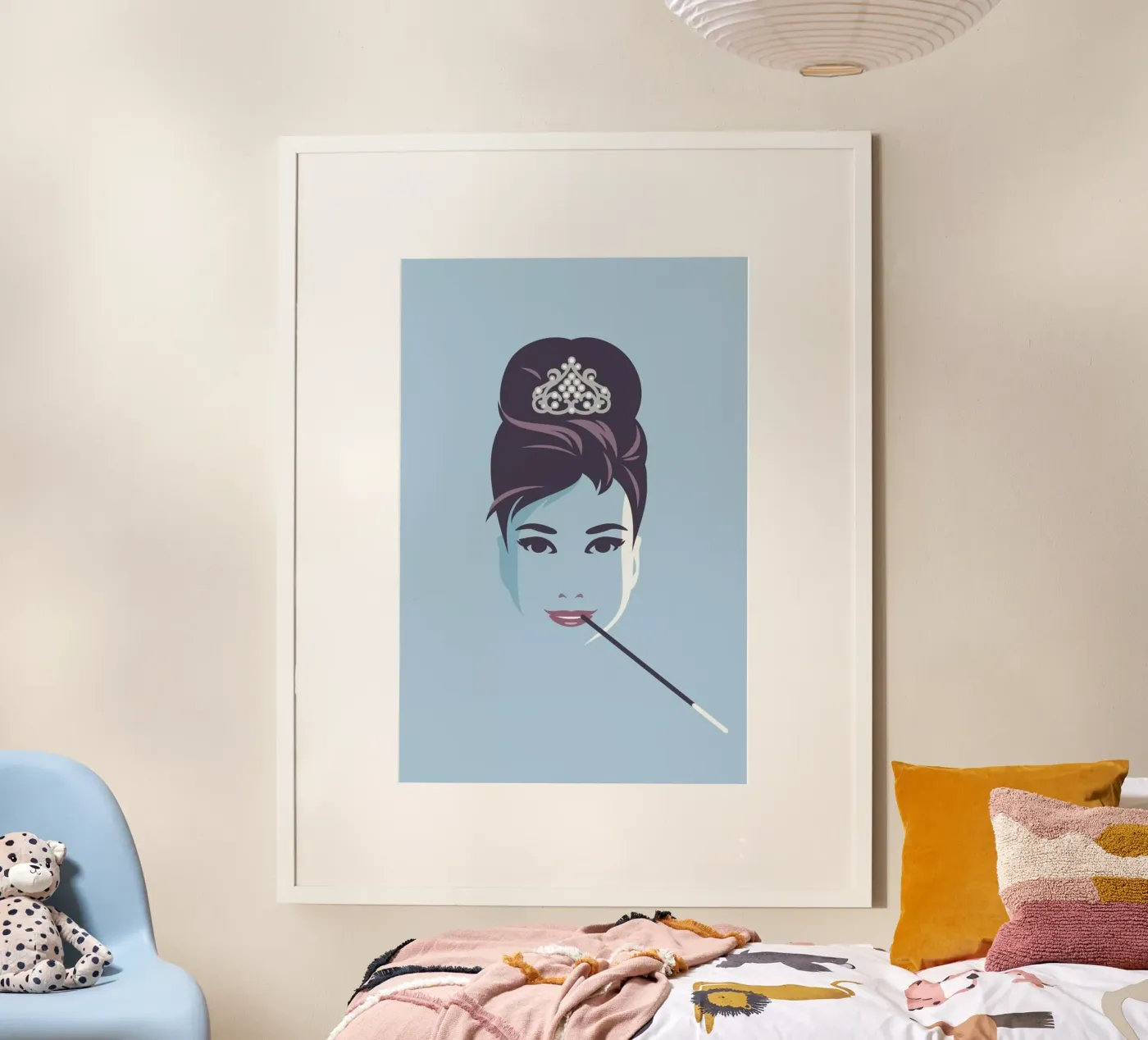 Audrey poster van Bruno Morphet