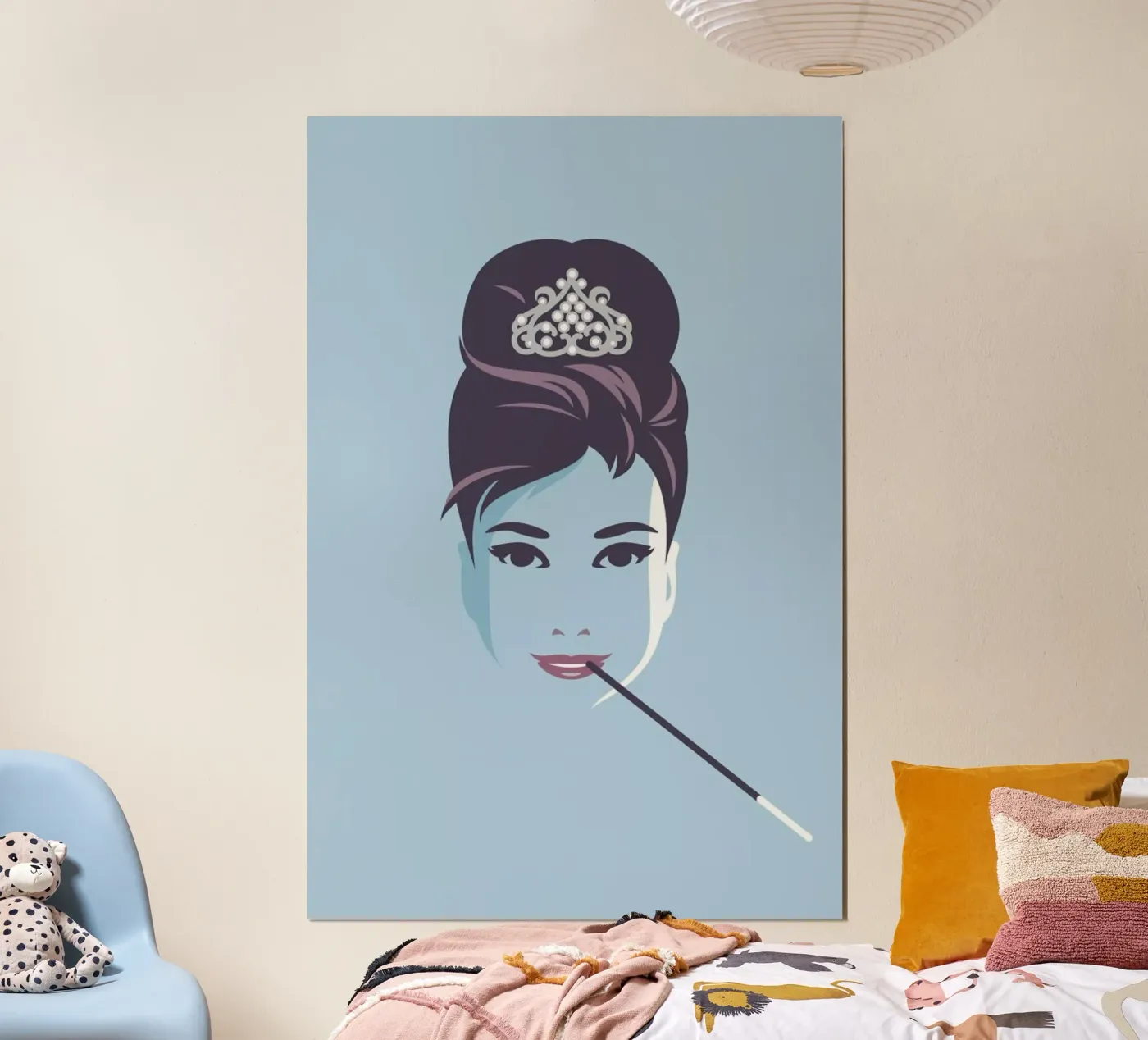 Audrey poster van Bruno Morphet