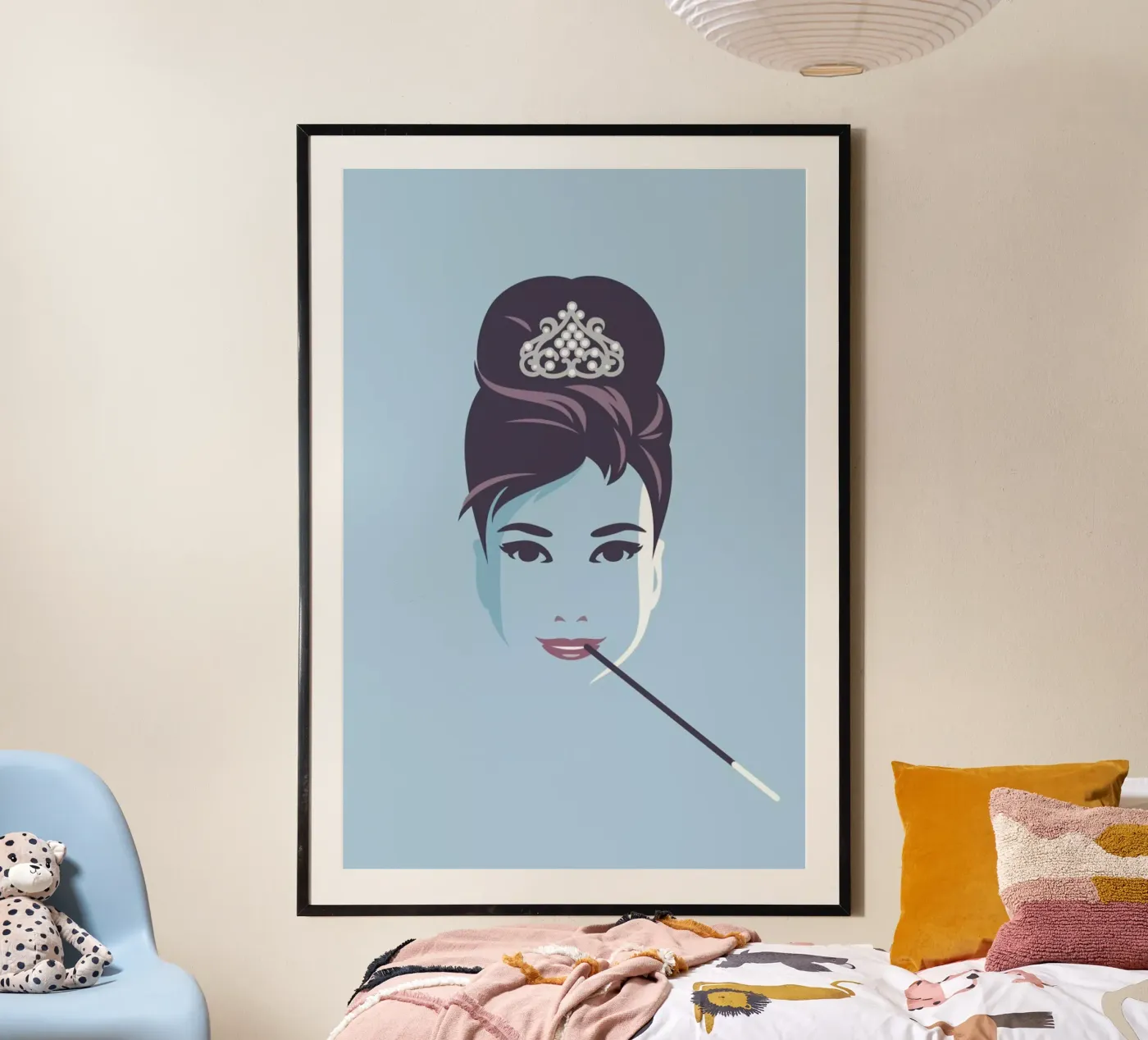 Audrey poster van Bruno Morphet