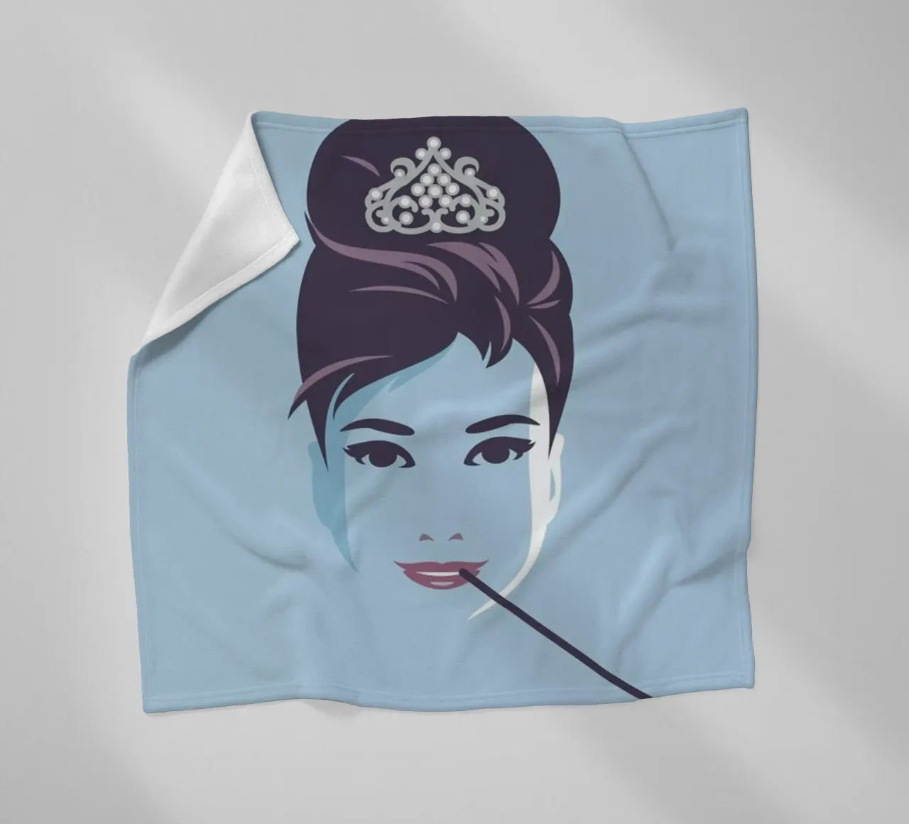 Audrey fleece blanket by Bruno Morphet