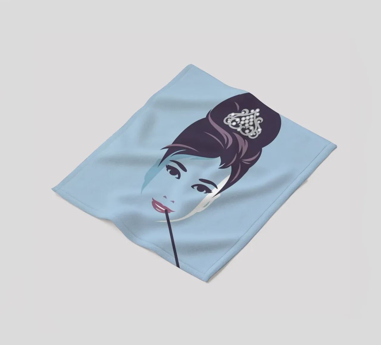 Audrey fleece blanket by Bruno Morphet