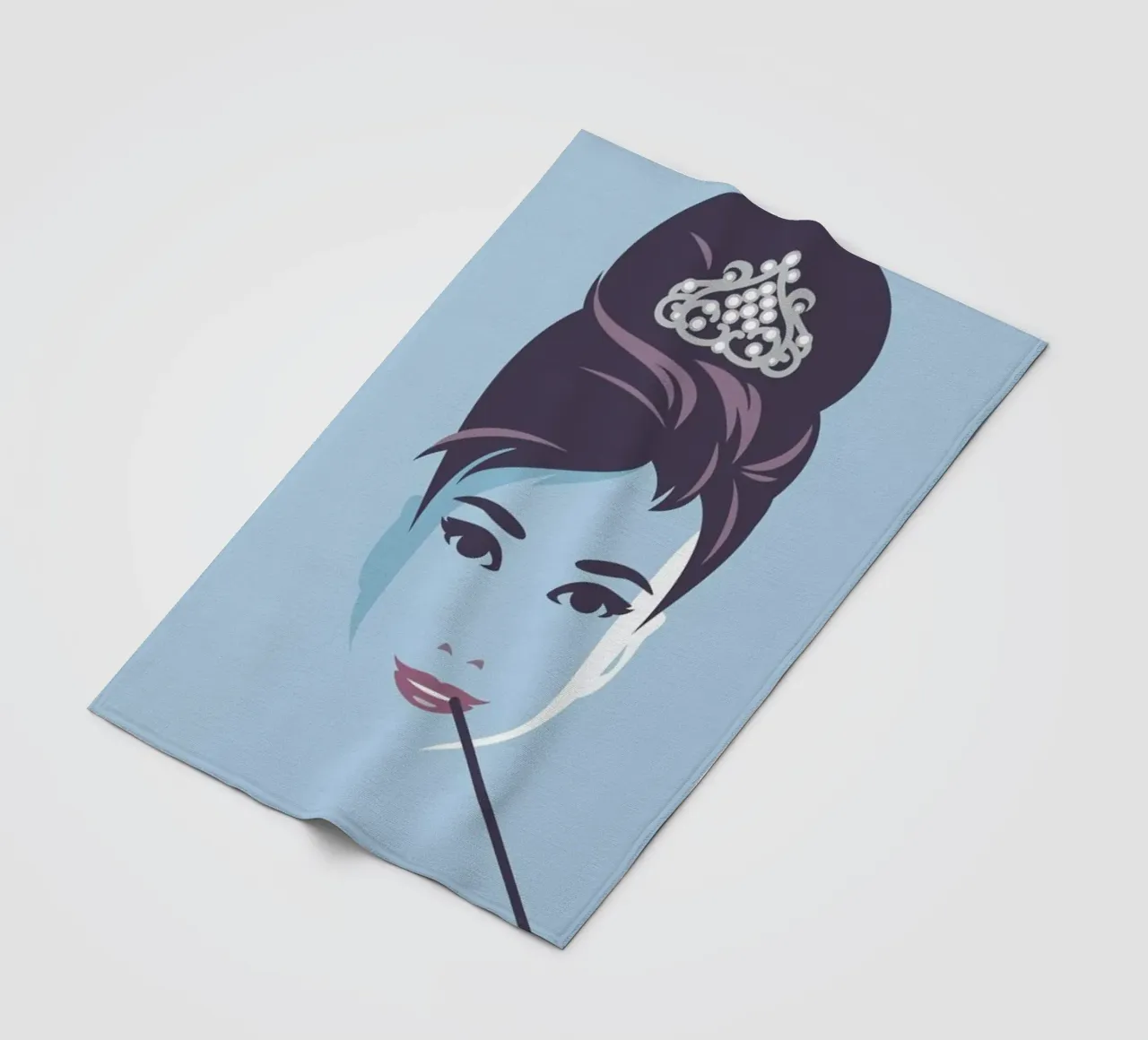 Audrey fleece blanket by Bruno Morphet