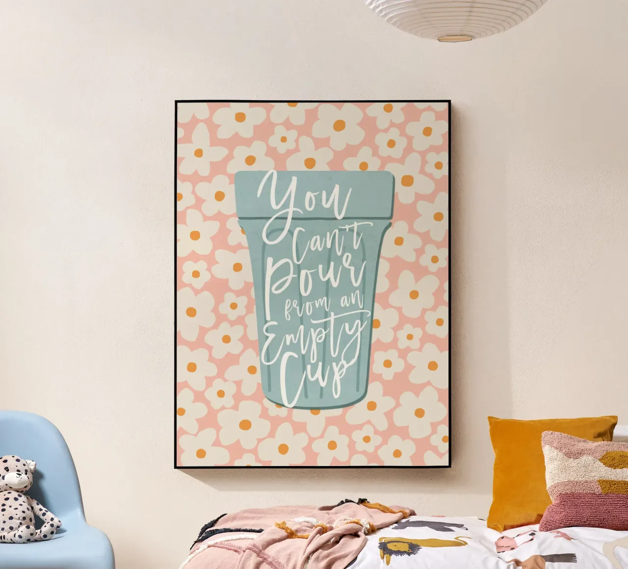 Self Care acryl van Gale Switzer