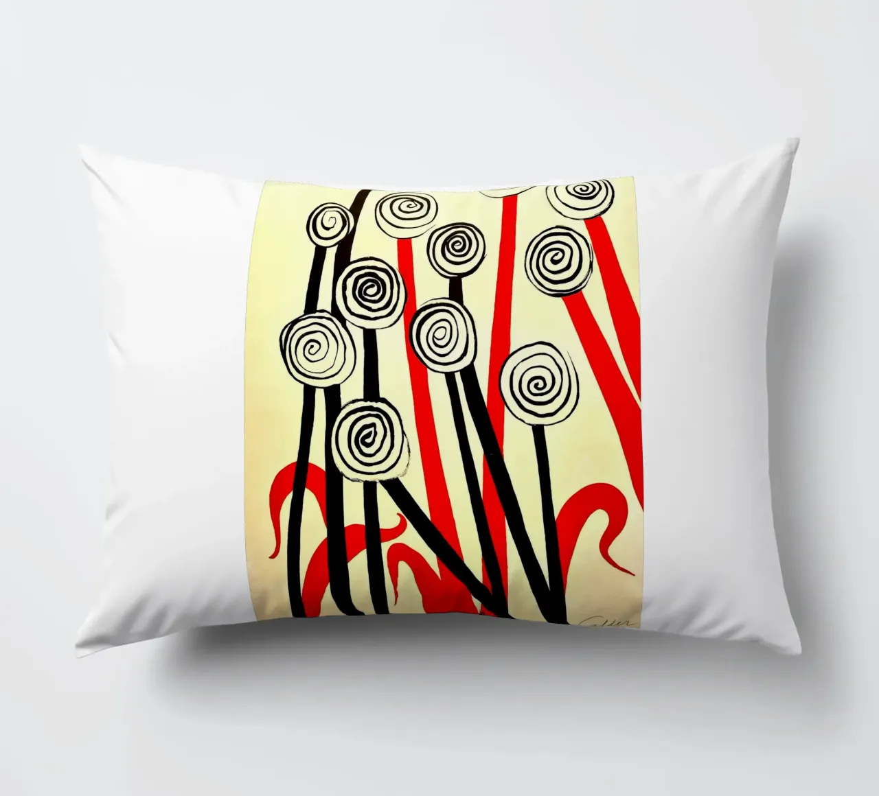 Fiori a spirale cuscino da Ettyhmoz