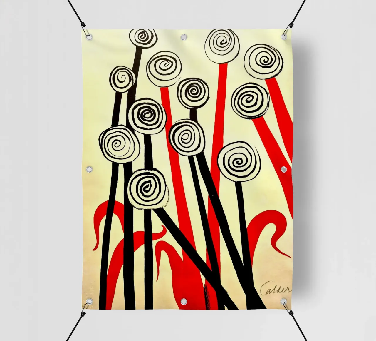 Fiori a spirale telo in pvc da Ettyhmoz