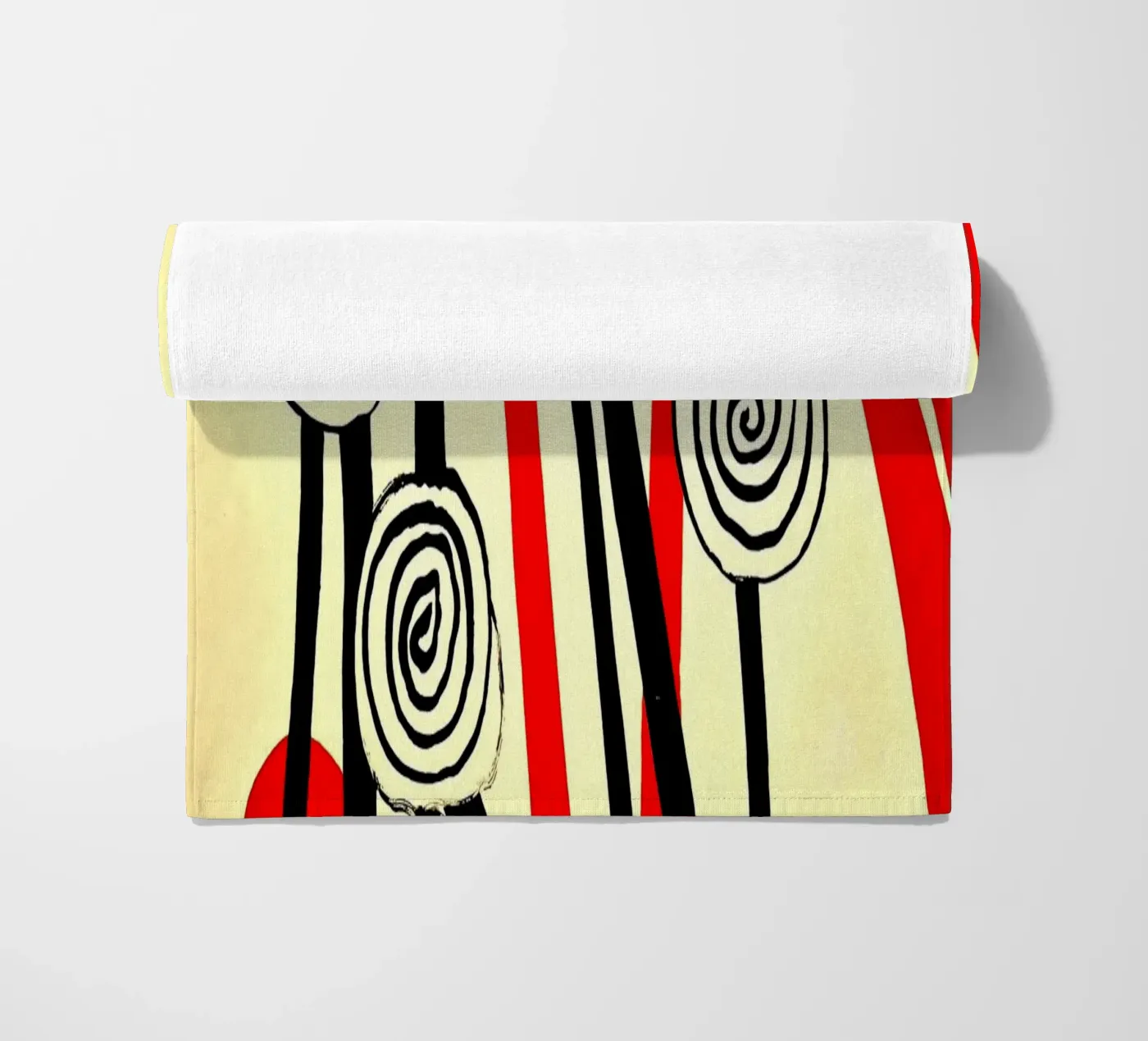 Fiori a spirale telo mare da Ettyhmoz