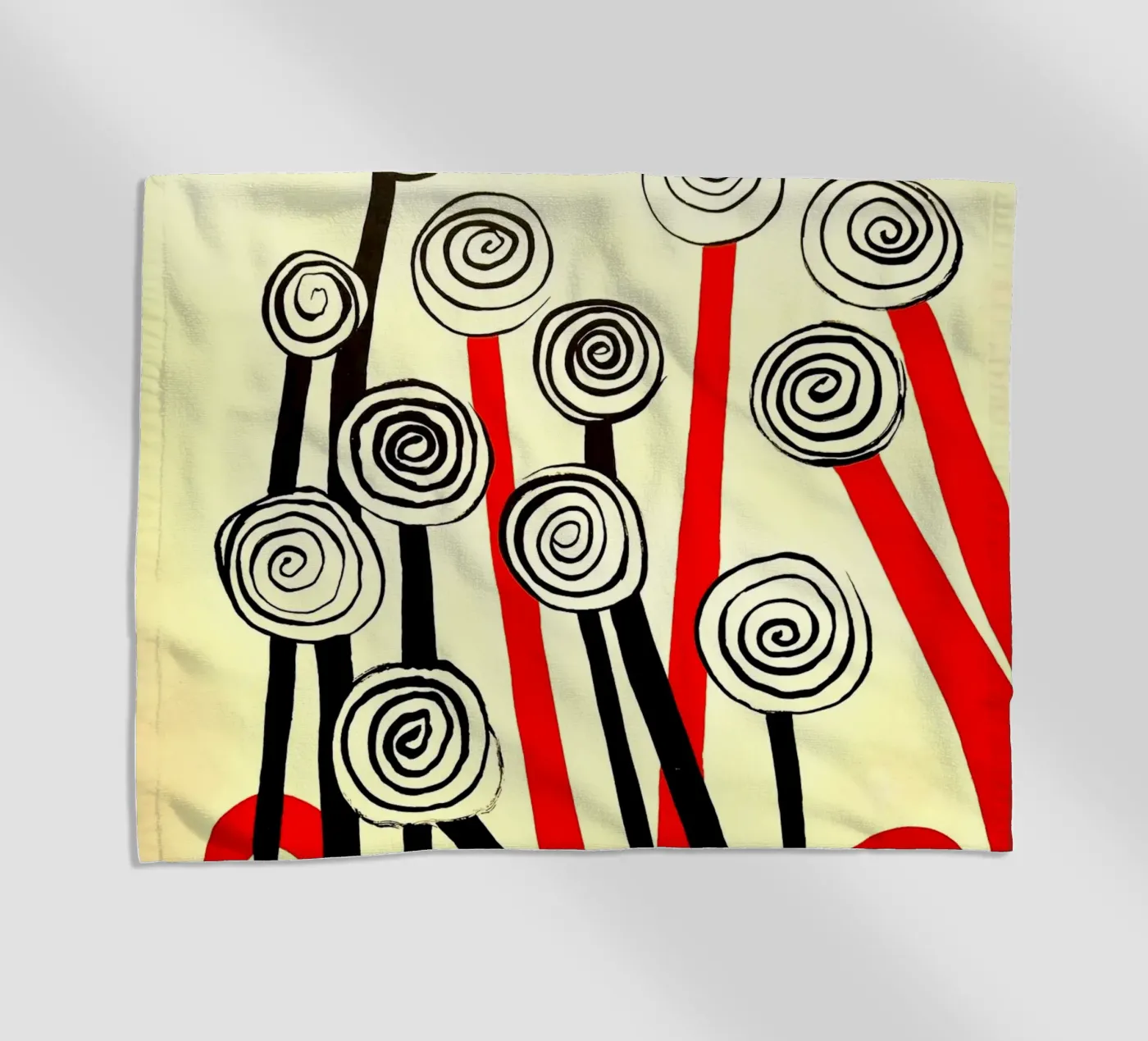 Fiori a spirale telo mare da Ettyhmoz