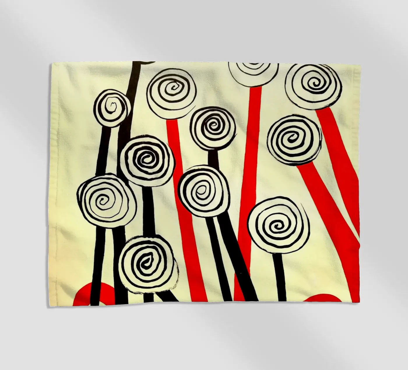 Fiori a spirale telo mare da Ettyhmoz