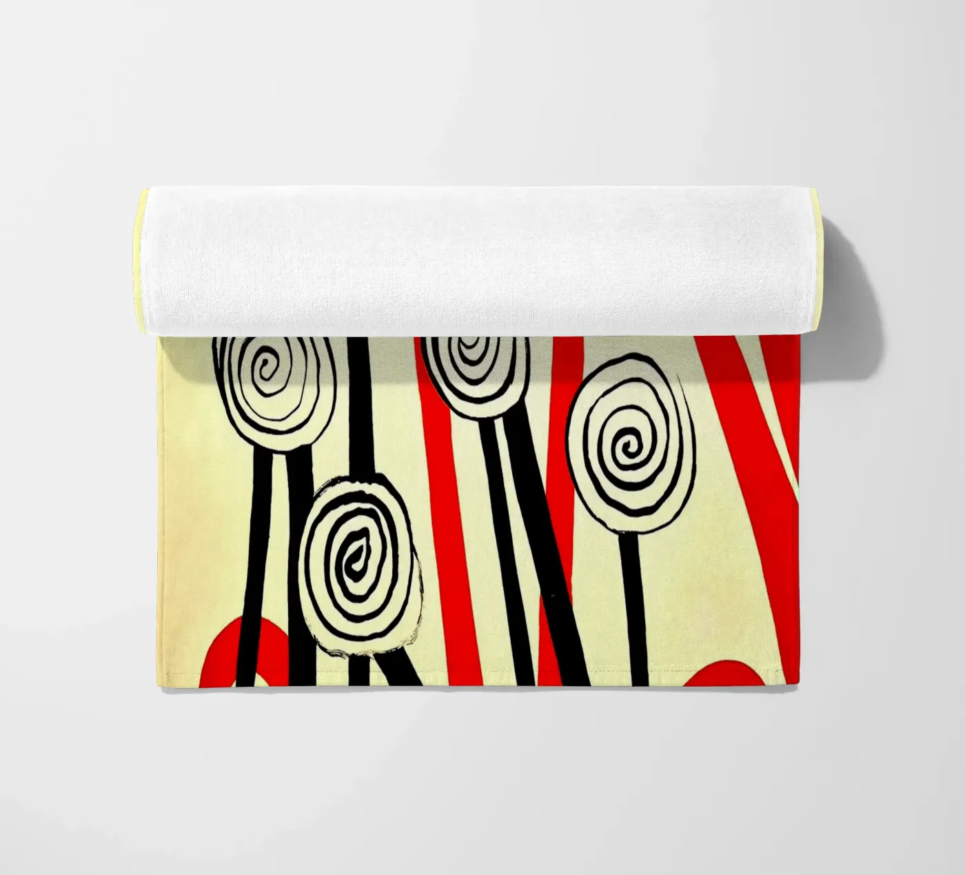 Fiori a spirale telo mare da Ettyhmoz