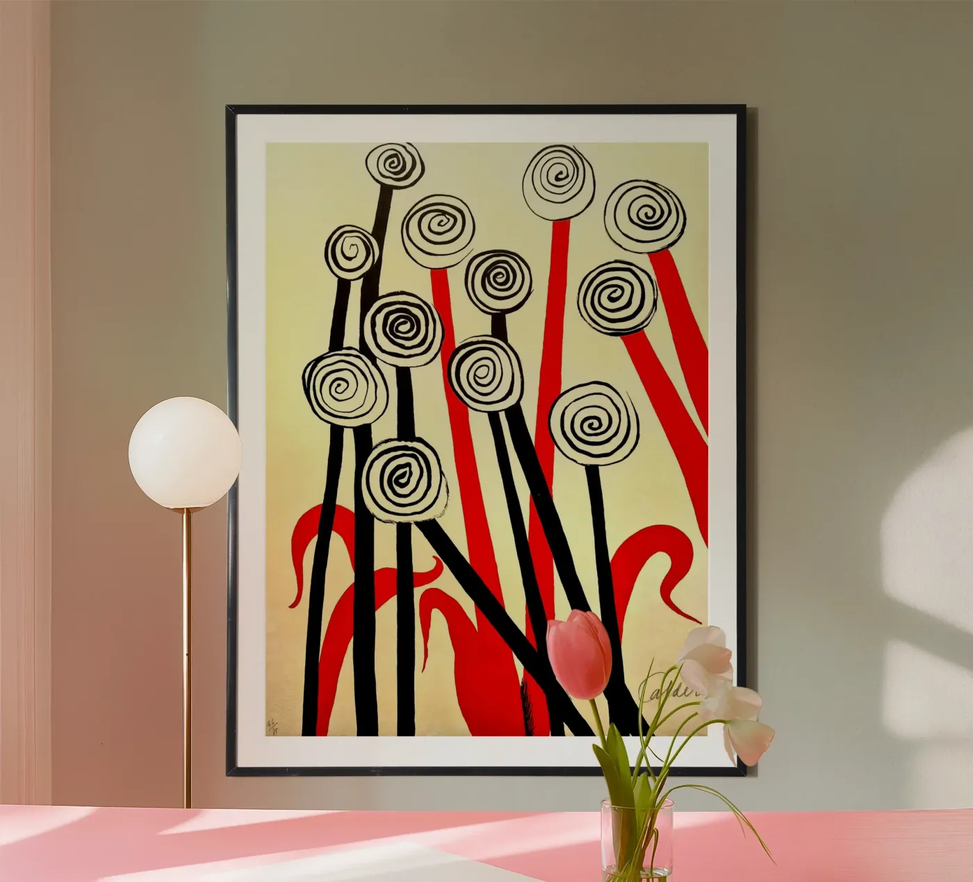 Fiori a spirale poster da Ettyhmoz
