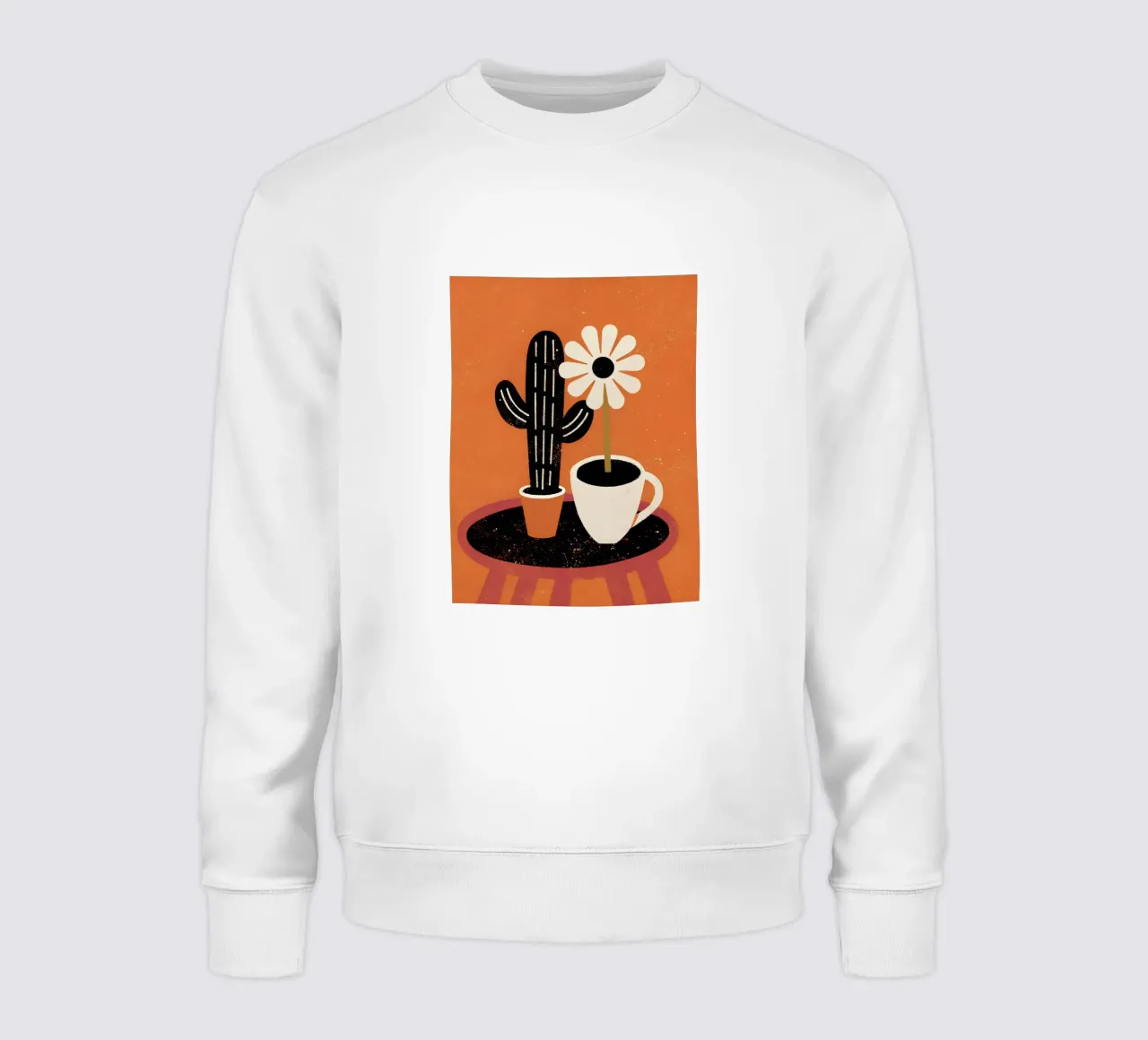 Kaktus und Kaffee Retro Pop Sweatshirt von THE LATEST SHOP