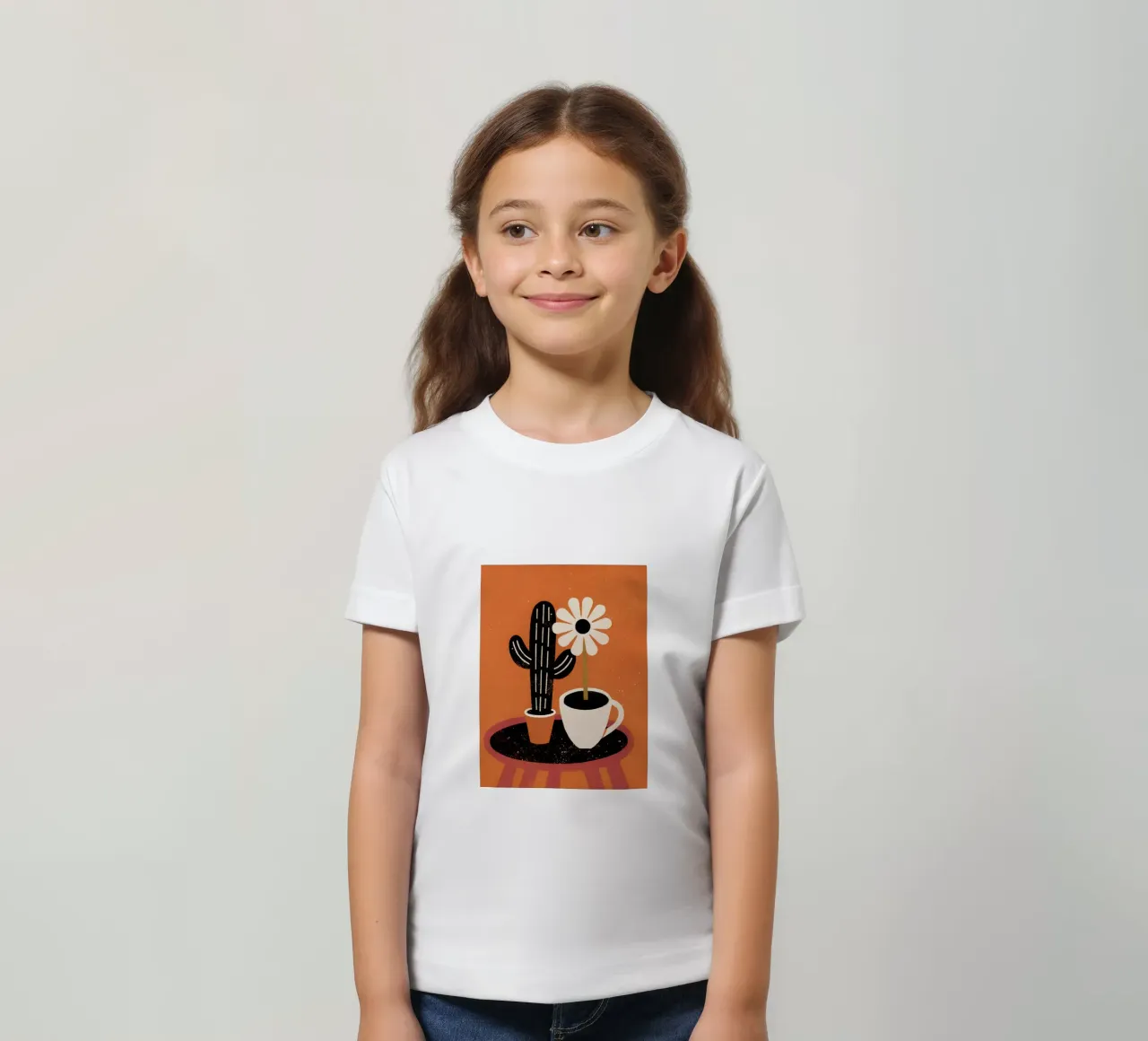 Cactus e caffè Retro Pop t-shirt bambini da THE LATEST SHOP