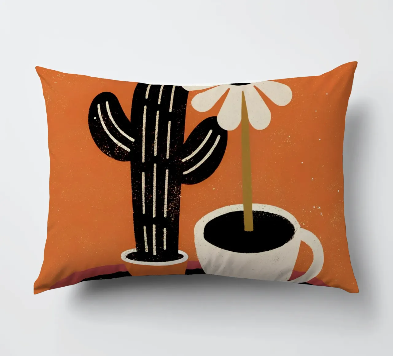 Cactus e caffè Retro Pop cuscino da THE LATEST SHOP