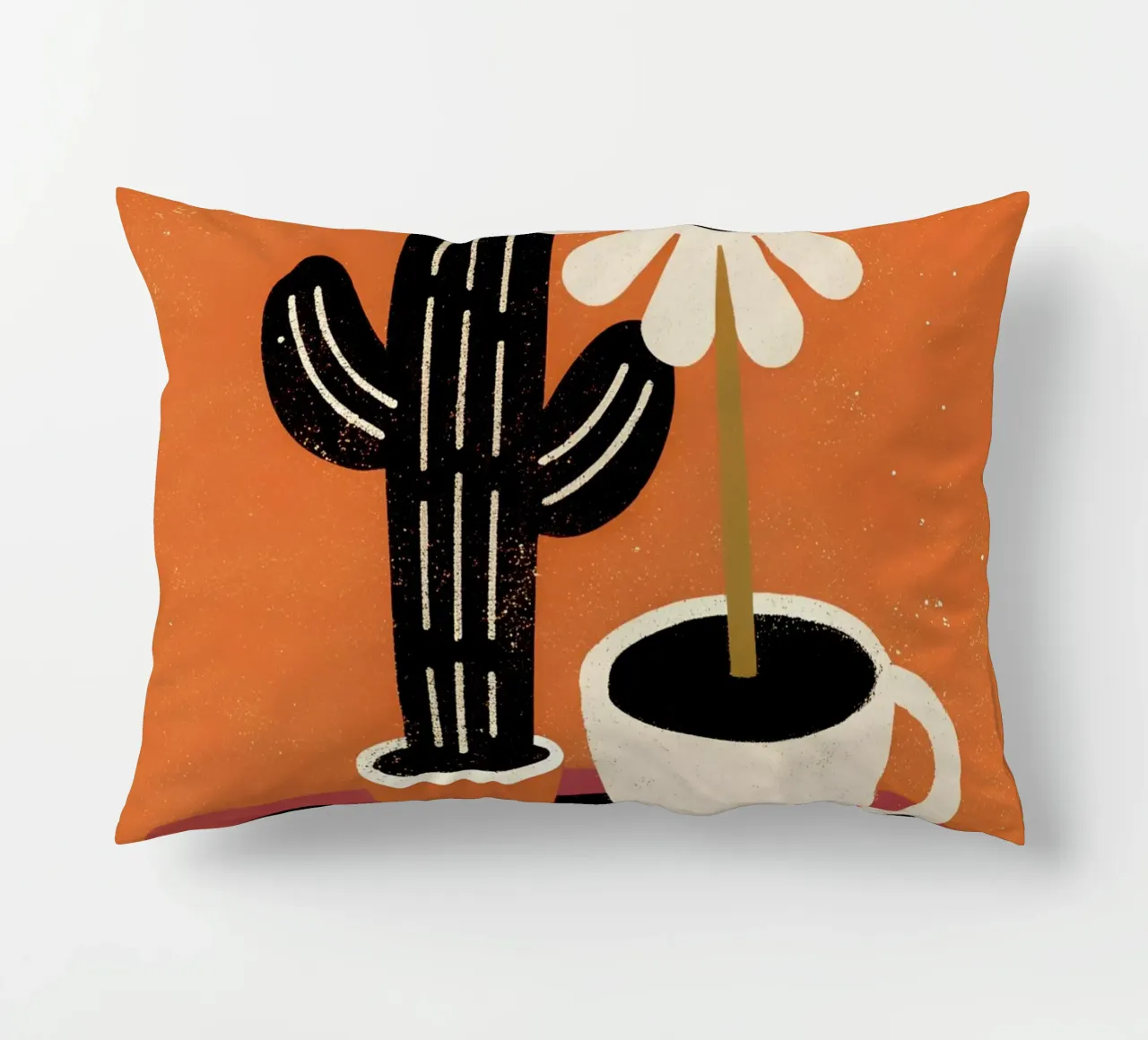 Cactus e caffè Retro Pop cuscino da THE LATEST SHOP