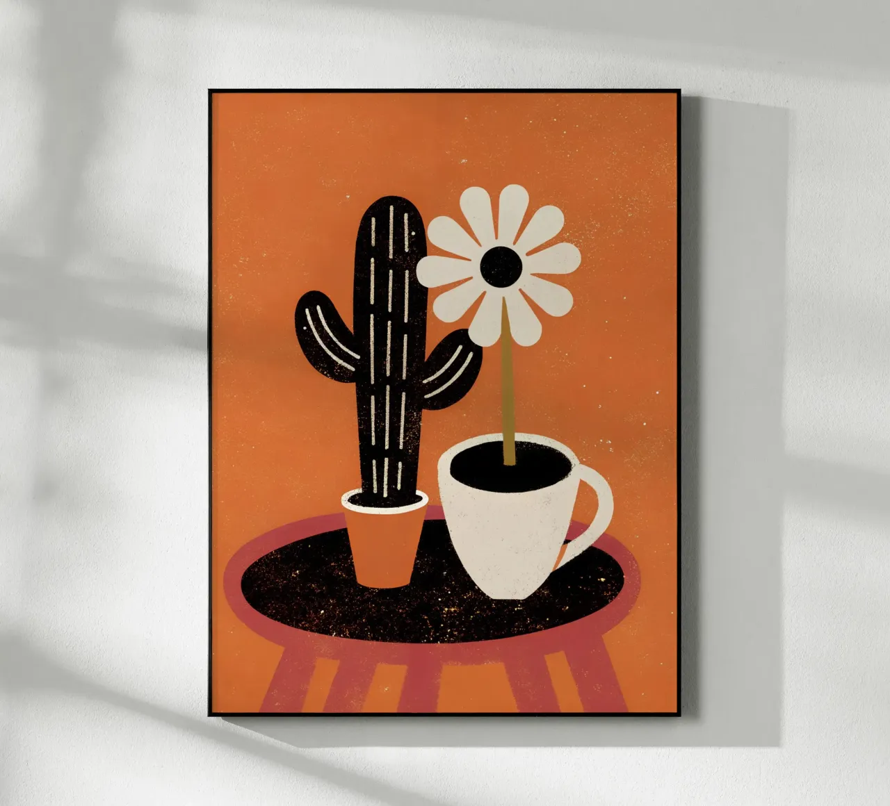 Cactus e caffè Retro Pop plexiglass da THE LATEST SHOP