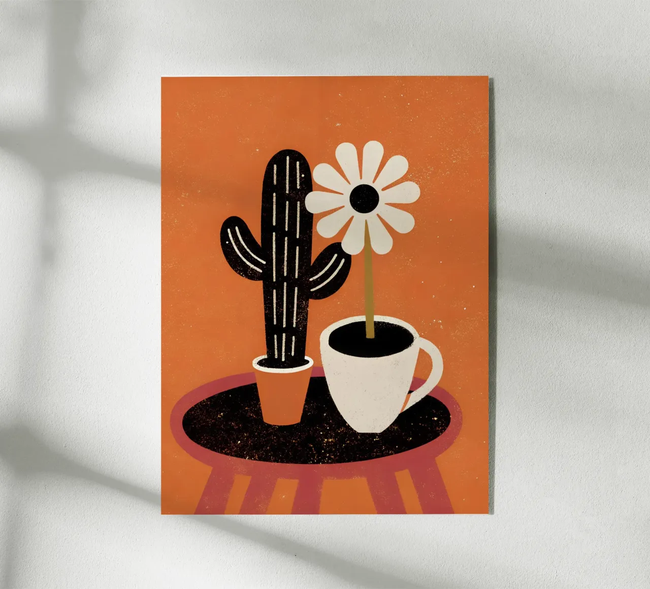 Cactus e caffè Retro Pop plexiglass da THE LATEST SHOP