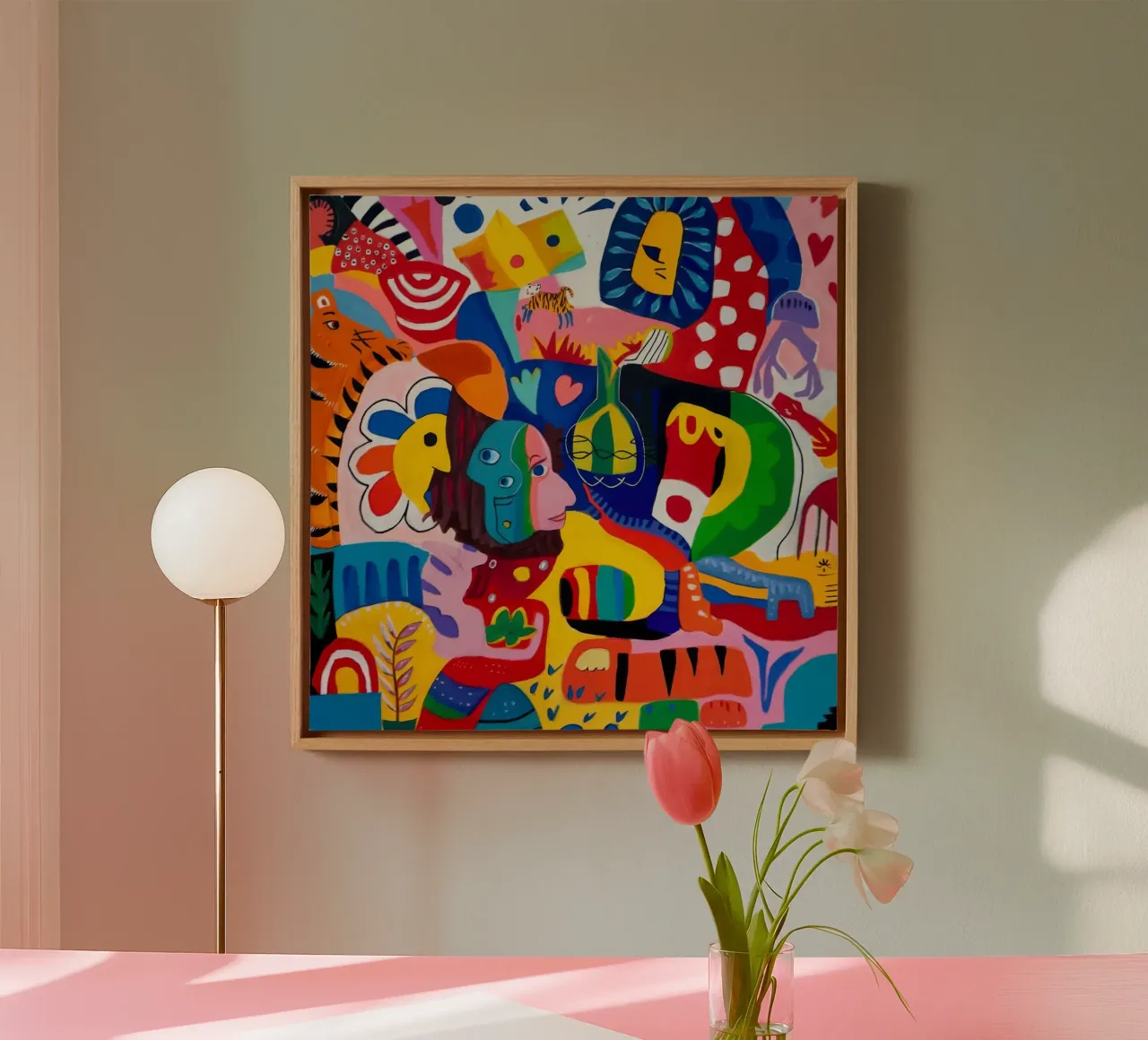 Symphonie éthérée et fantaisiste toile avec Caisse américaine de Monarco Virtuoso