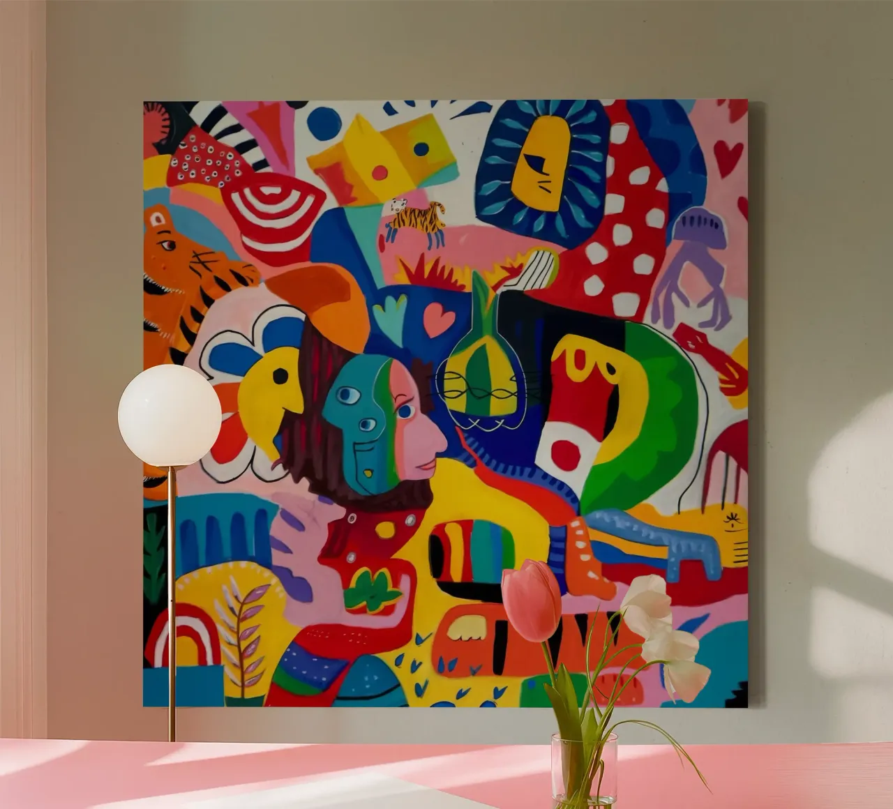 Symphonie éthérée et fantaisiste toile avec Caisse américaine de Monarco Virtuoso