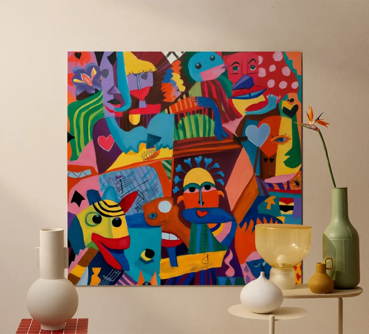 Vivid Enigma Odyssey poster with aluminum frame by Monarco Virtuoso