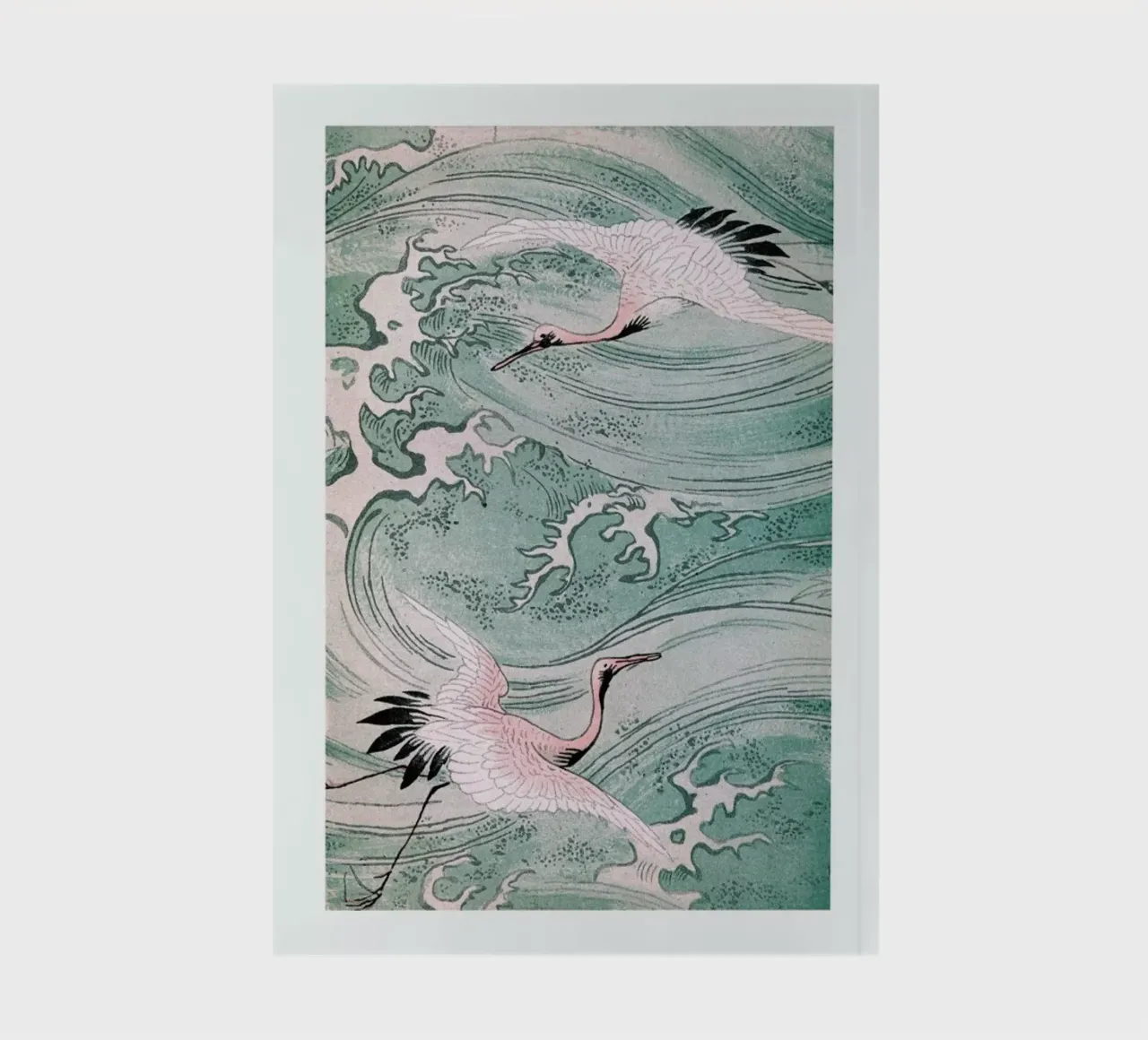 Cranes & Waves notebook by Flora & Fauna