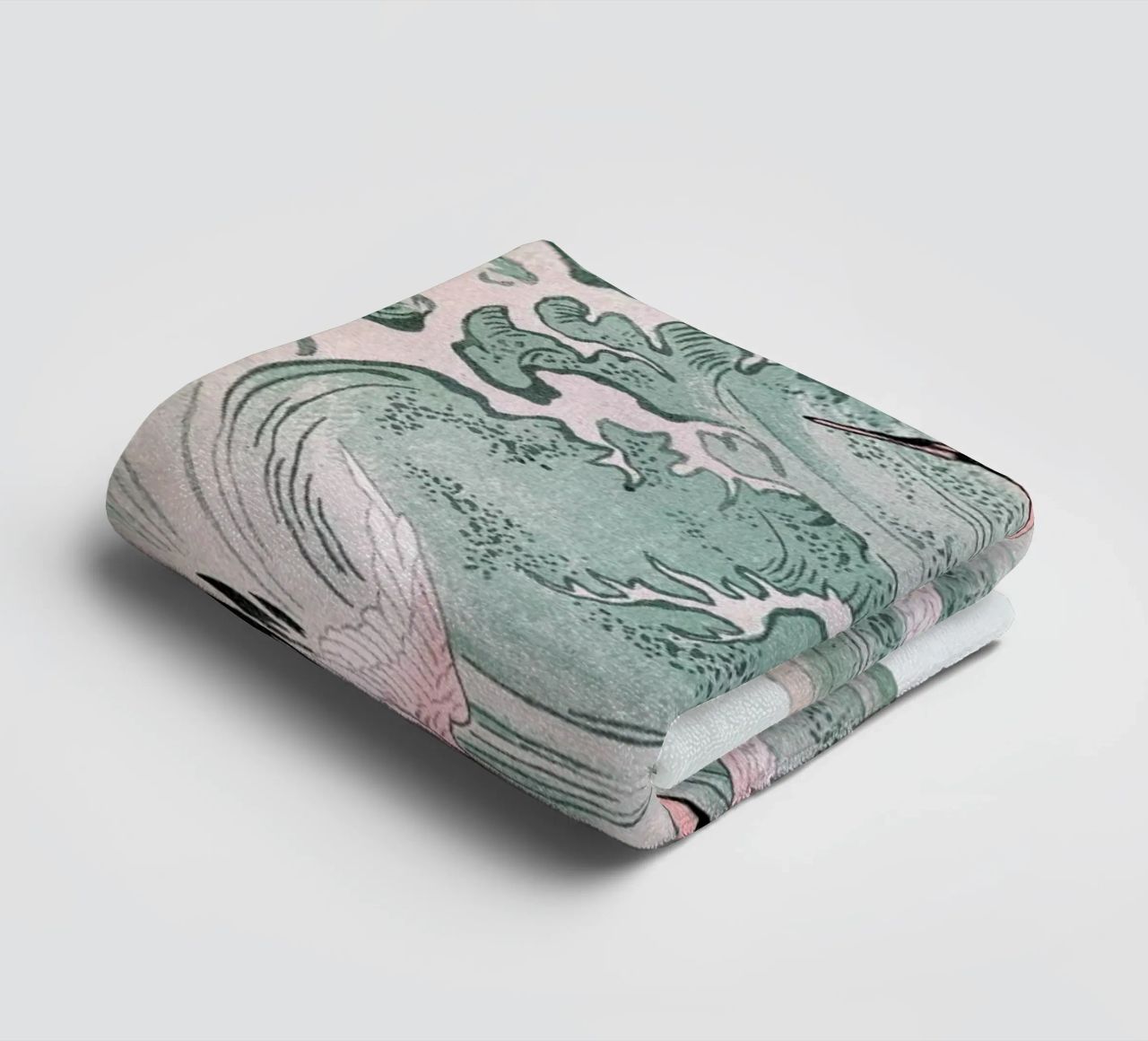 Cranes & Waves serviette de bain de Flora & Fauna