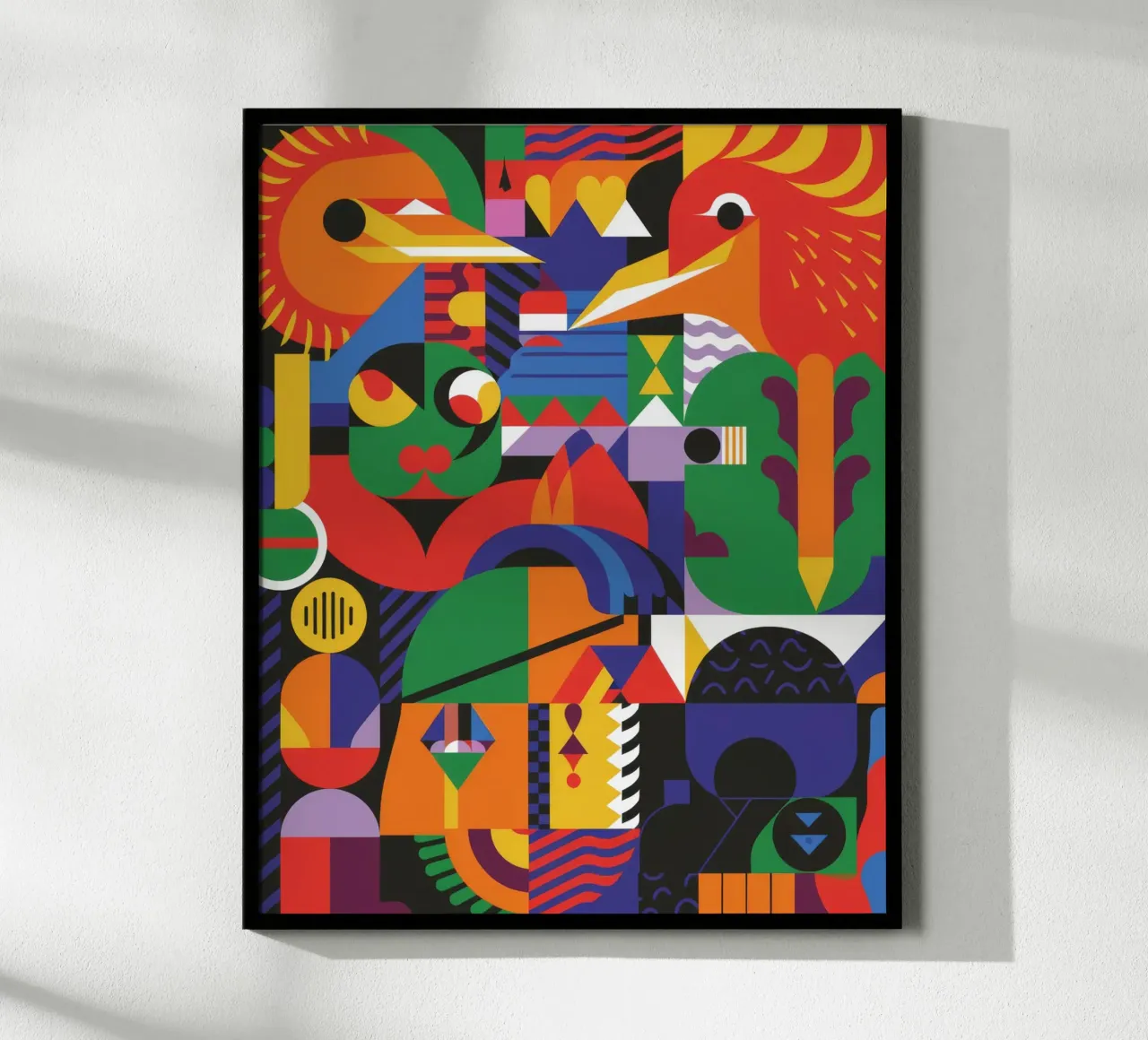 Kleurrijke abstracte symfonie hahnemühle van Monarco Virtuoso