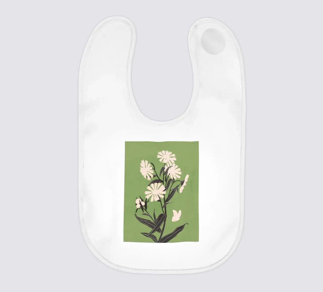 Fiori minimali bavaglino da ThingDesign