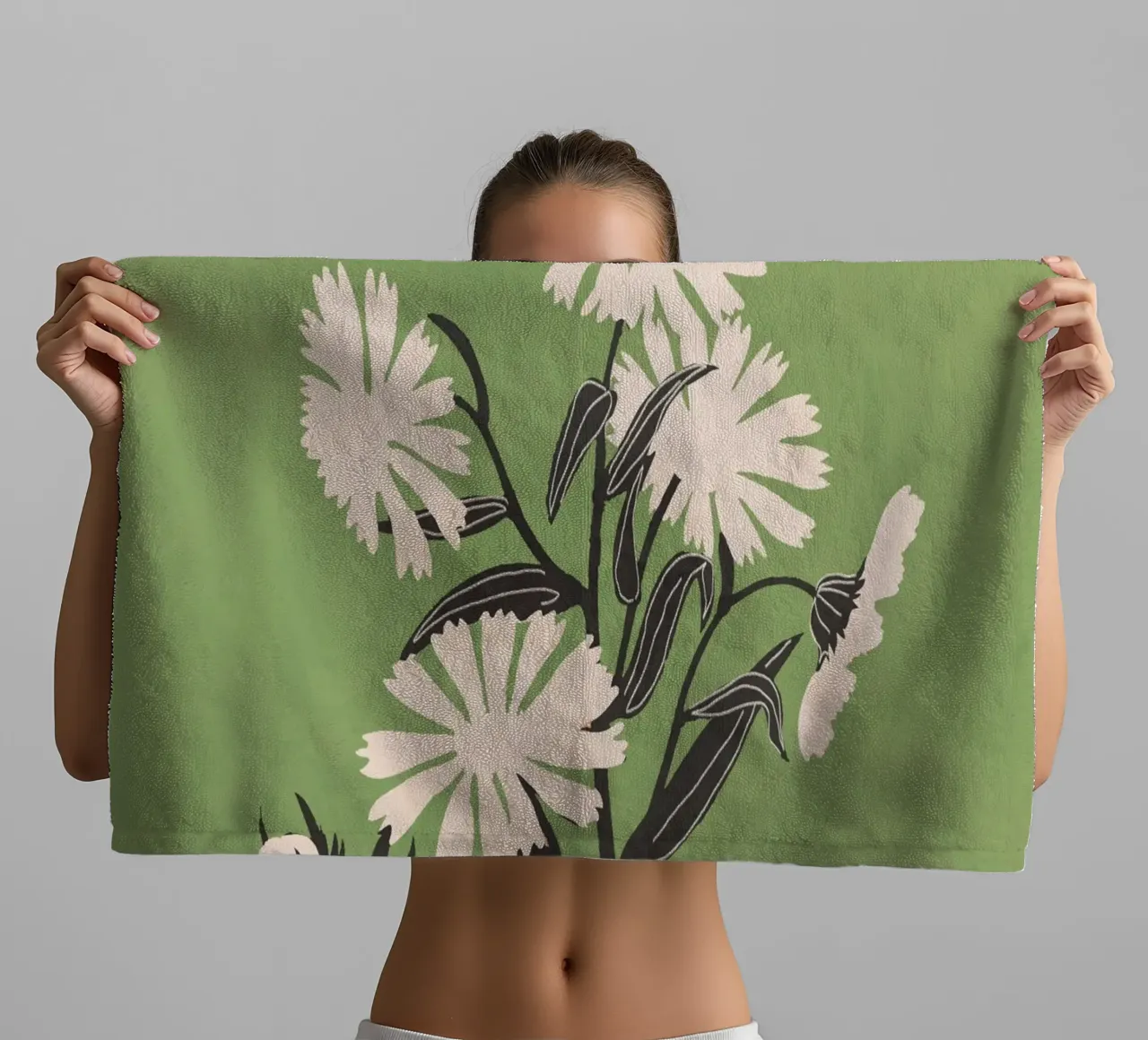 Fiori minimali asciugamano da bagno da ThingDesign