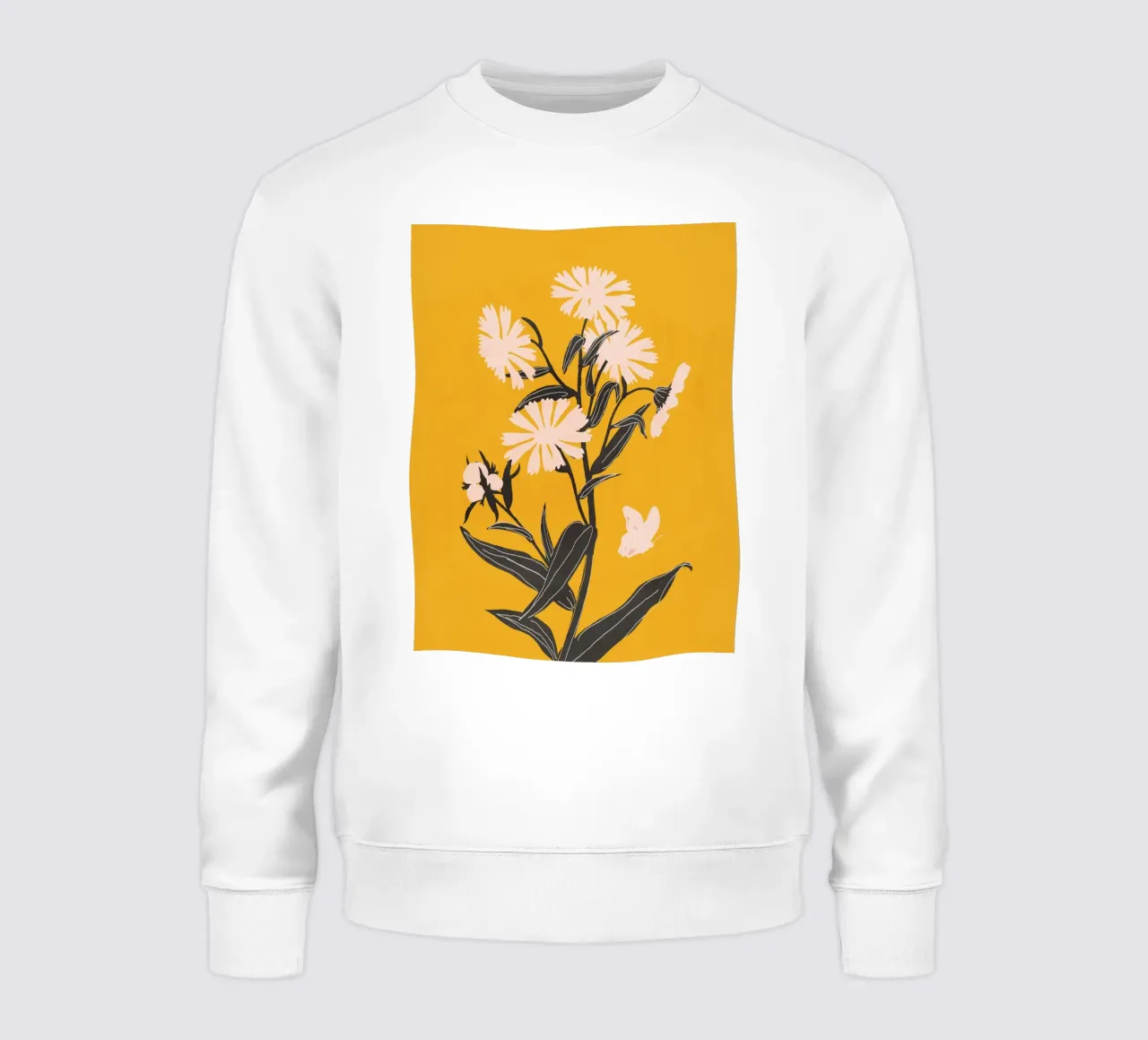 Fleurs minimales sweat de ThingDesign