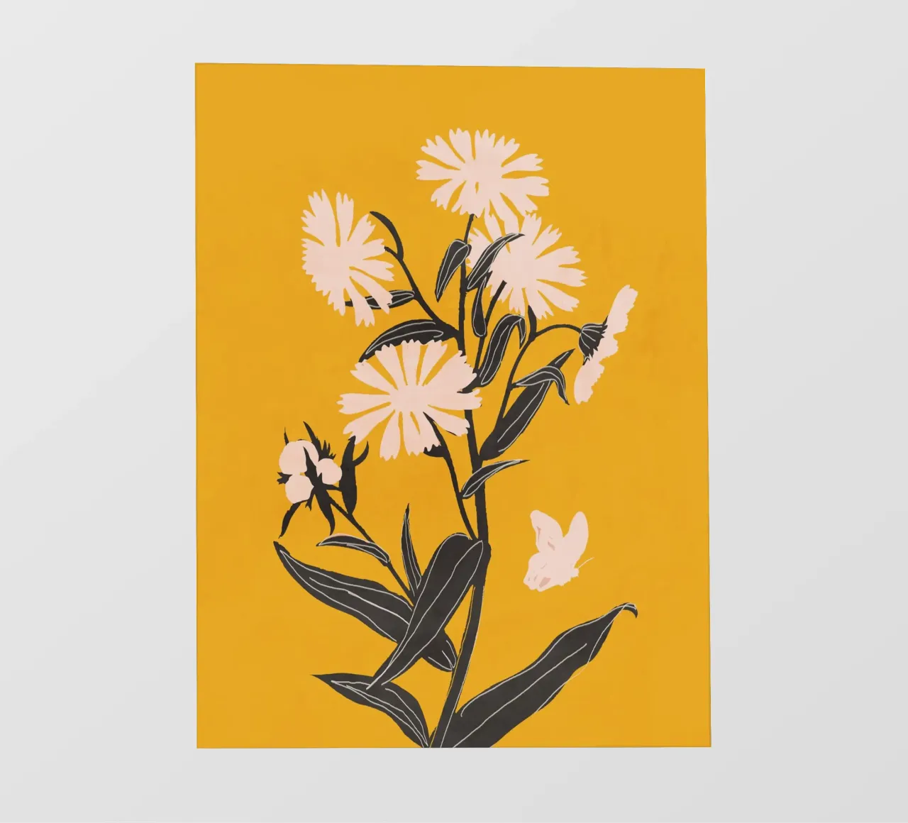 Fiori minimali telo in pvc da ThingDesign