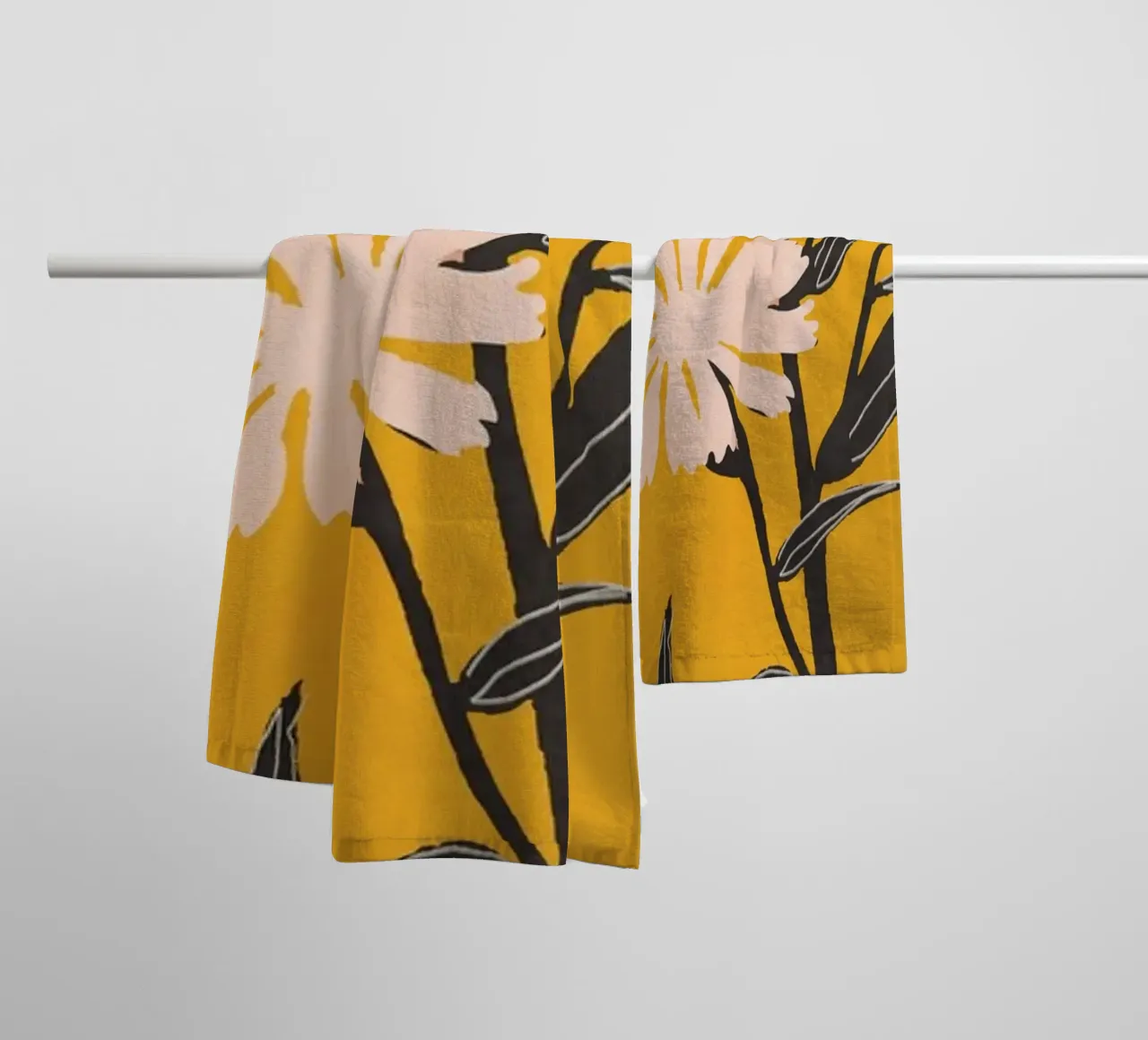 Fiori minimali asciugamano da bagno da ThingDesign